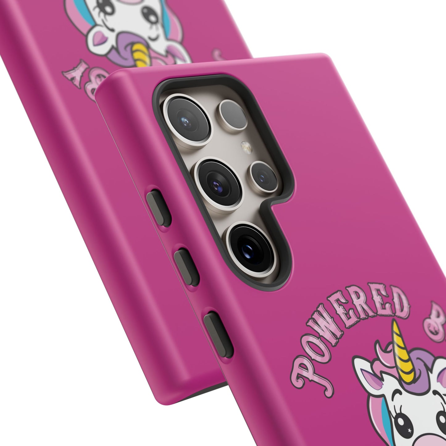 Phone Case - Powered by Unicorns and Chocolate