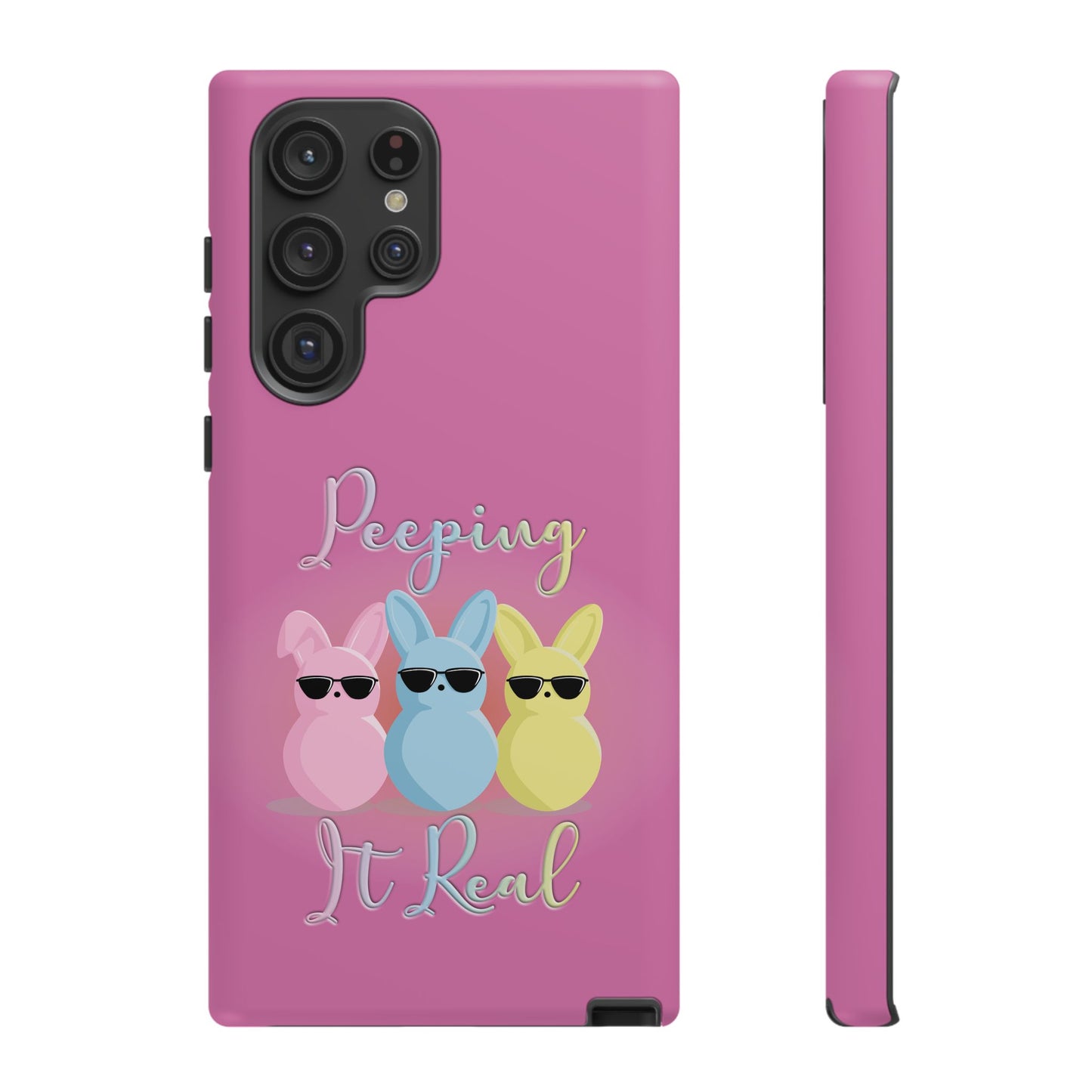 Phone Case - Peeping It Real Bunny Design for Easter & Spring