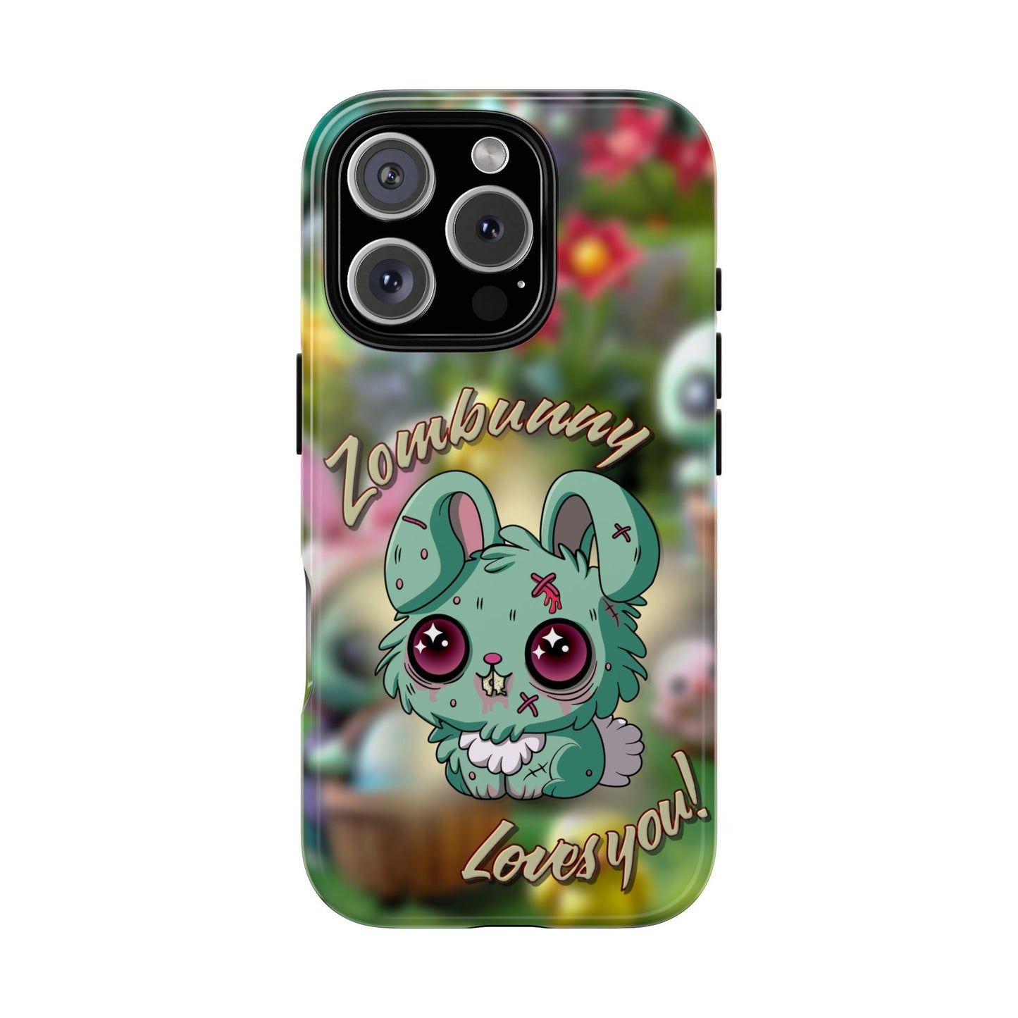 Phone Case - Cute Zombie Bunny - Zombunny Loves You