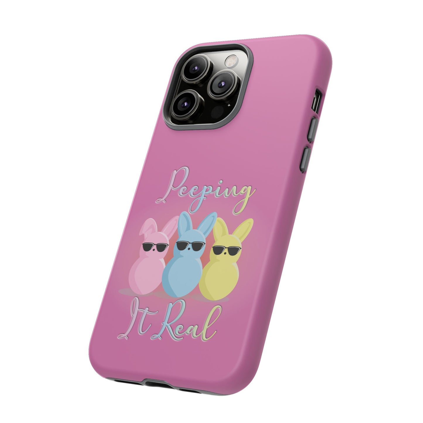 Phone Case - Peeping It Real Bunny Design for Easter & Spring