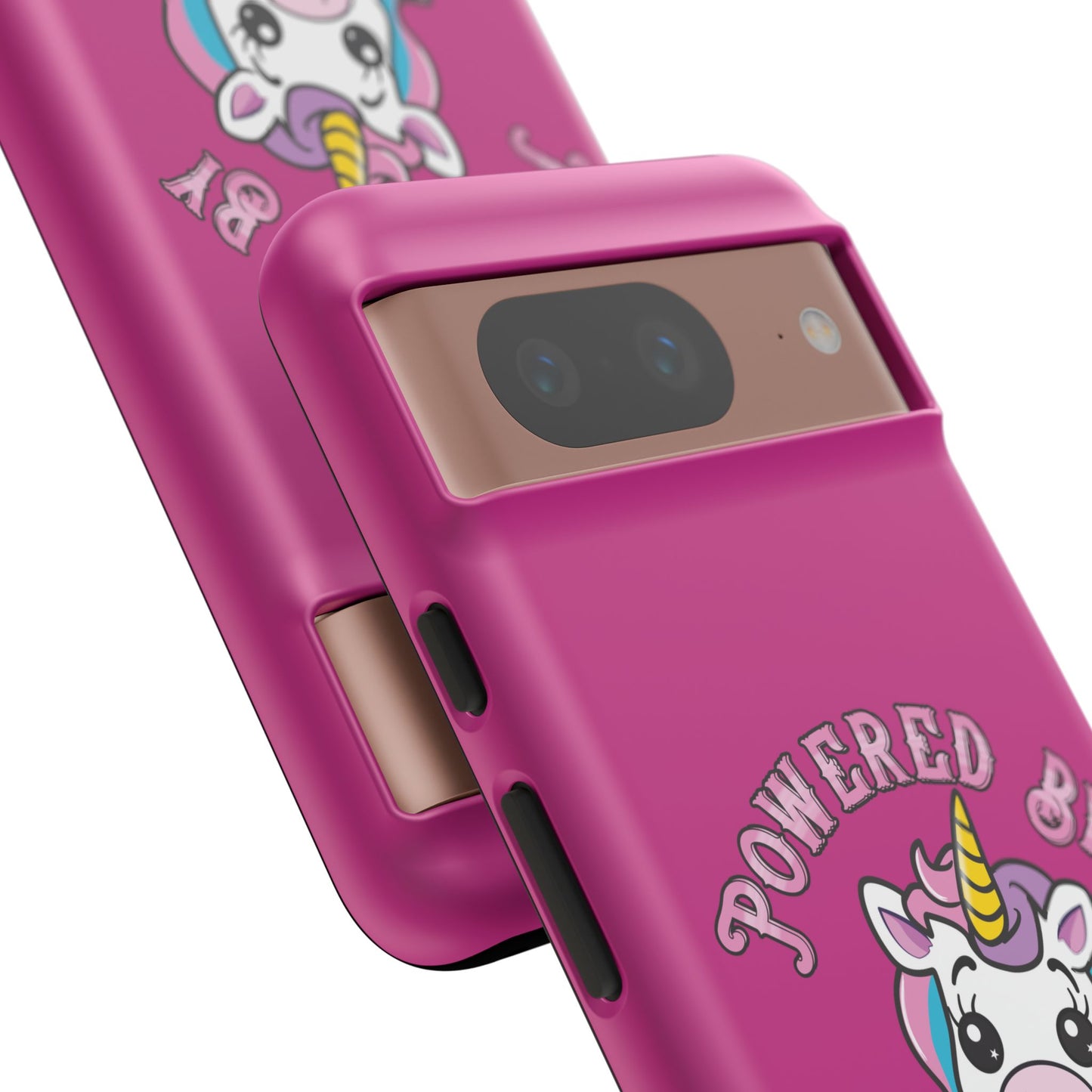 Phone Case - Powered by Unicorns and Chocolate