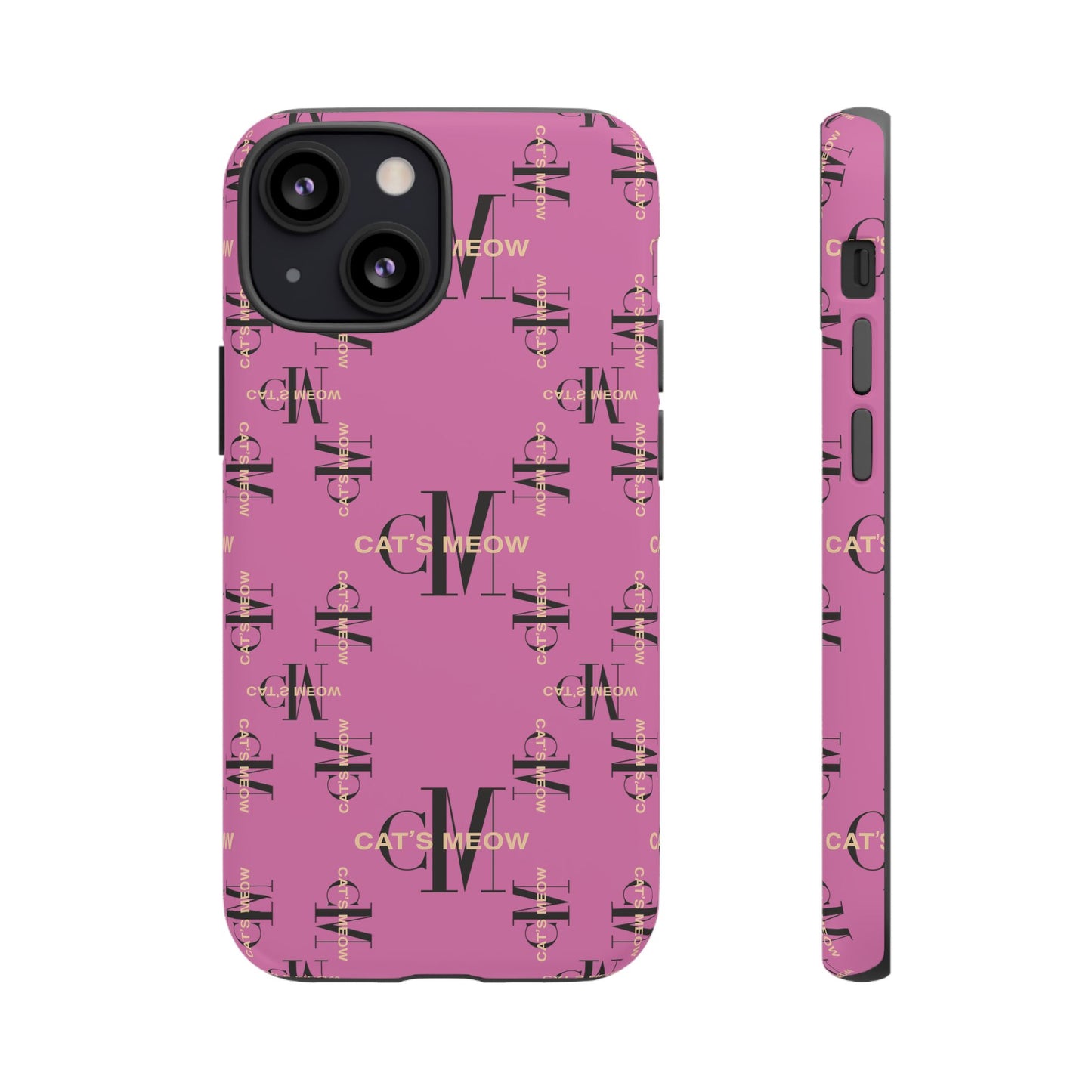 Phone Cases - Cat's Meow Logo Pattern Tough Cases