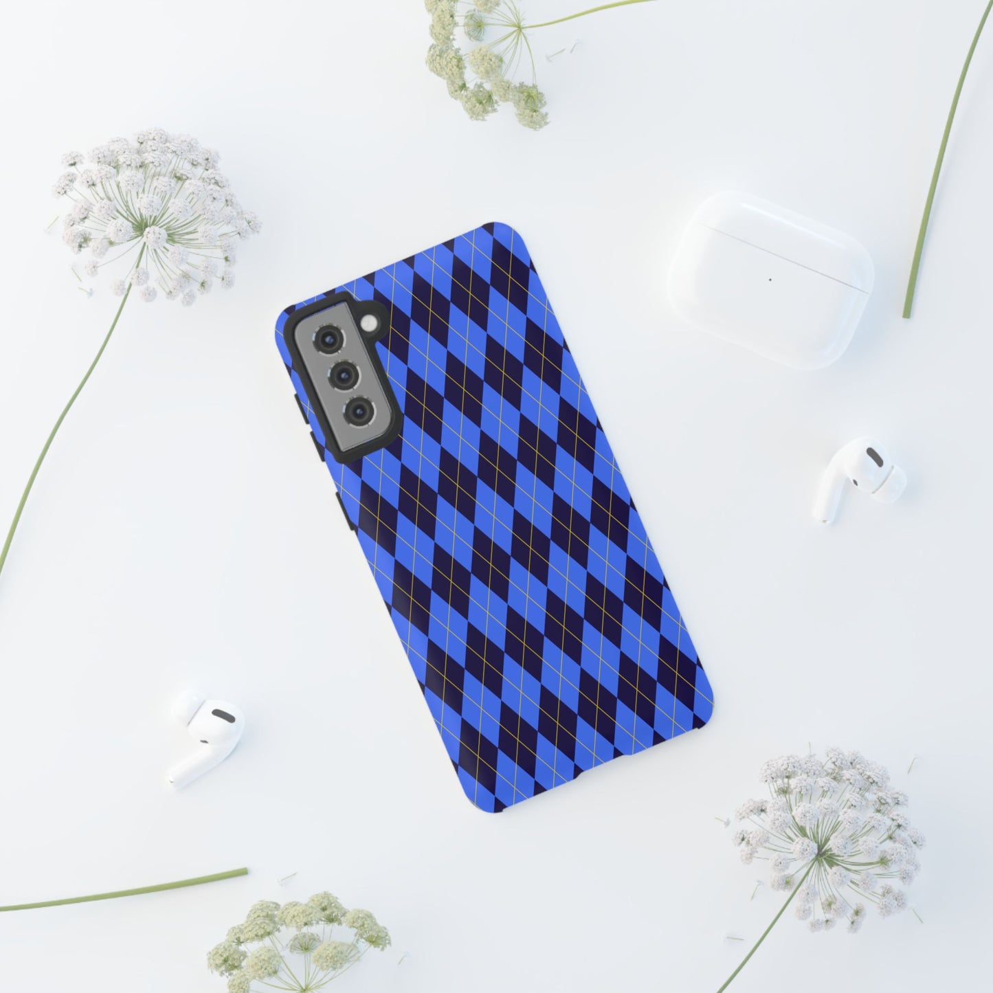 Stylish Argyle Phone Case - Tough Cases for Trendsetters