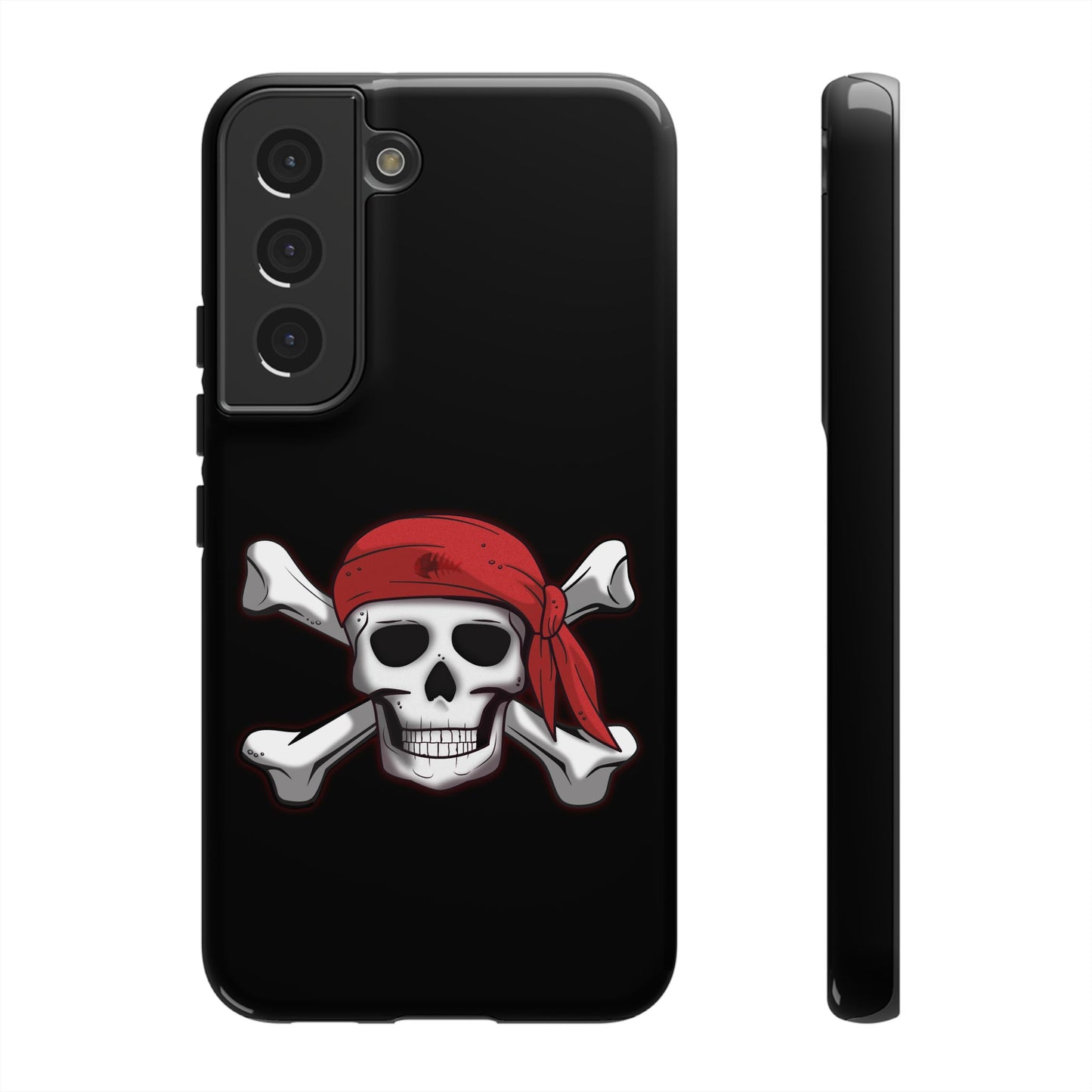 Pirate Skull and Crossbones with Jolly Roger Bandana - Tough Cases