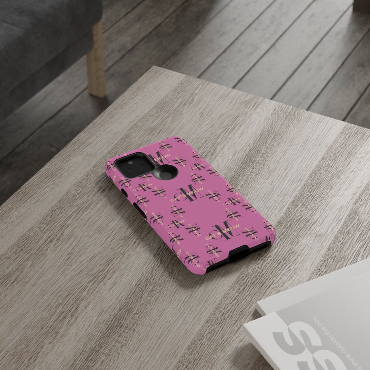 Phone Cases - Cat's Meow Logo Pattern Tough Cases