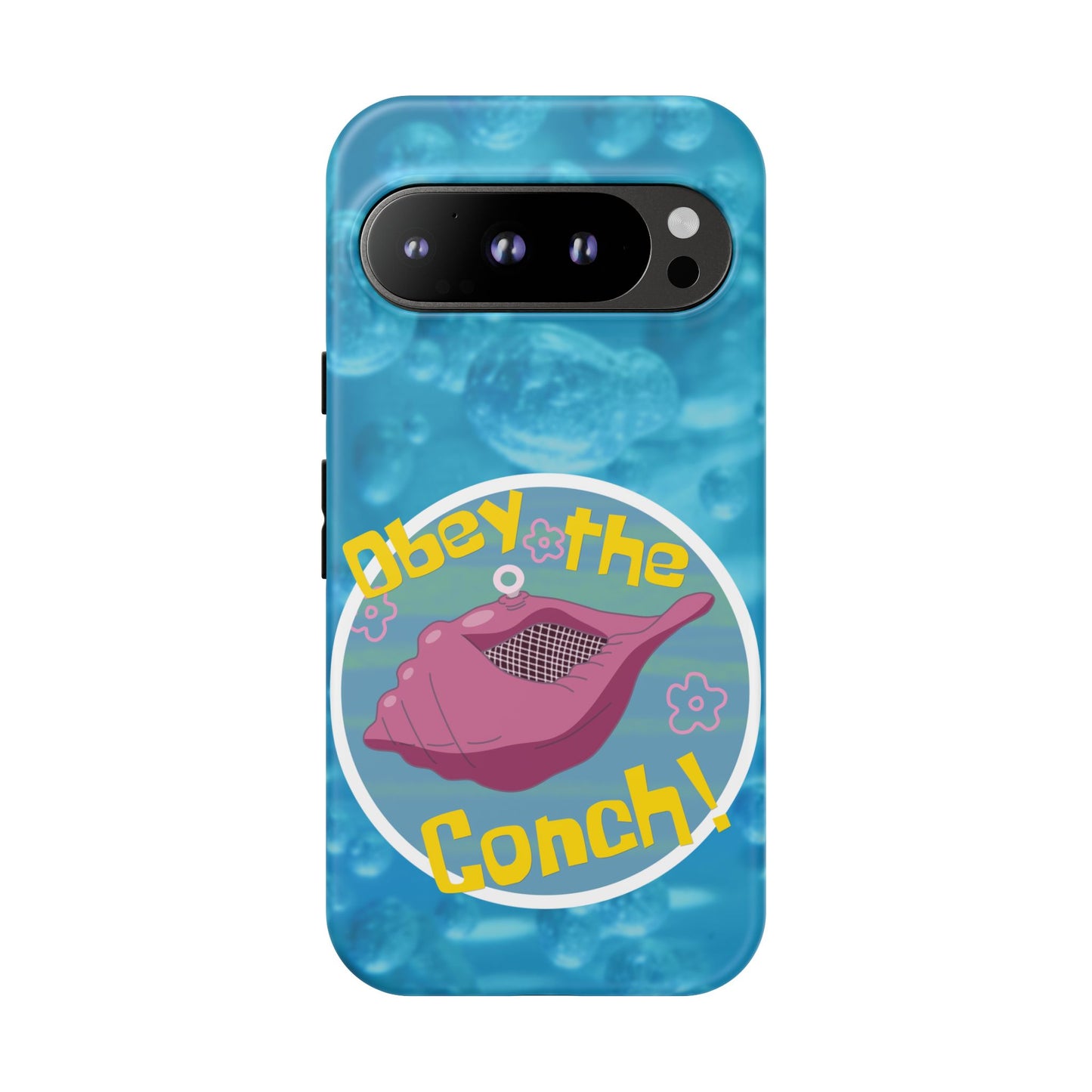 Phone Cases - Obey the Conch, Spongebob Design