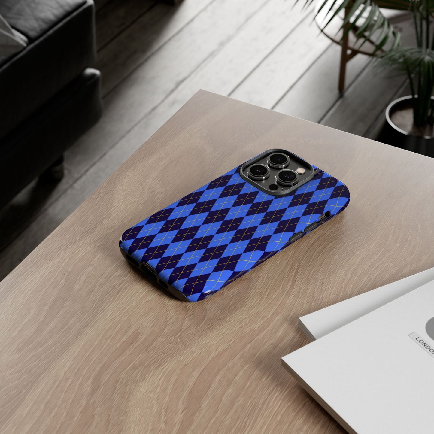 Stylish Argyle Phone Case - Tough Cases for Trendsetters