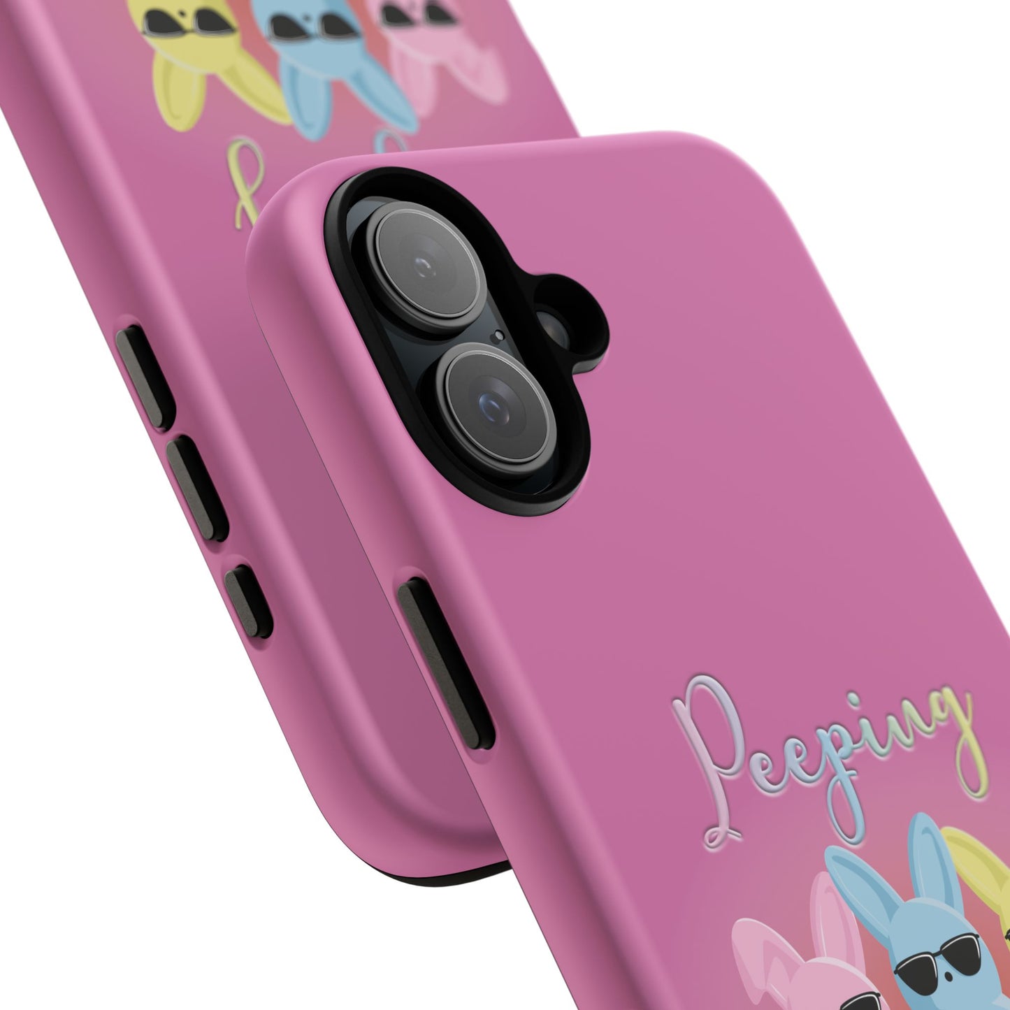 Phone Case - Peeping It Real Bunny Design for Easter & Spring