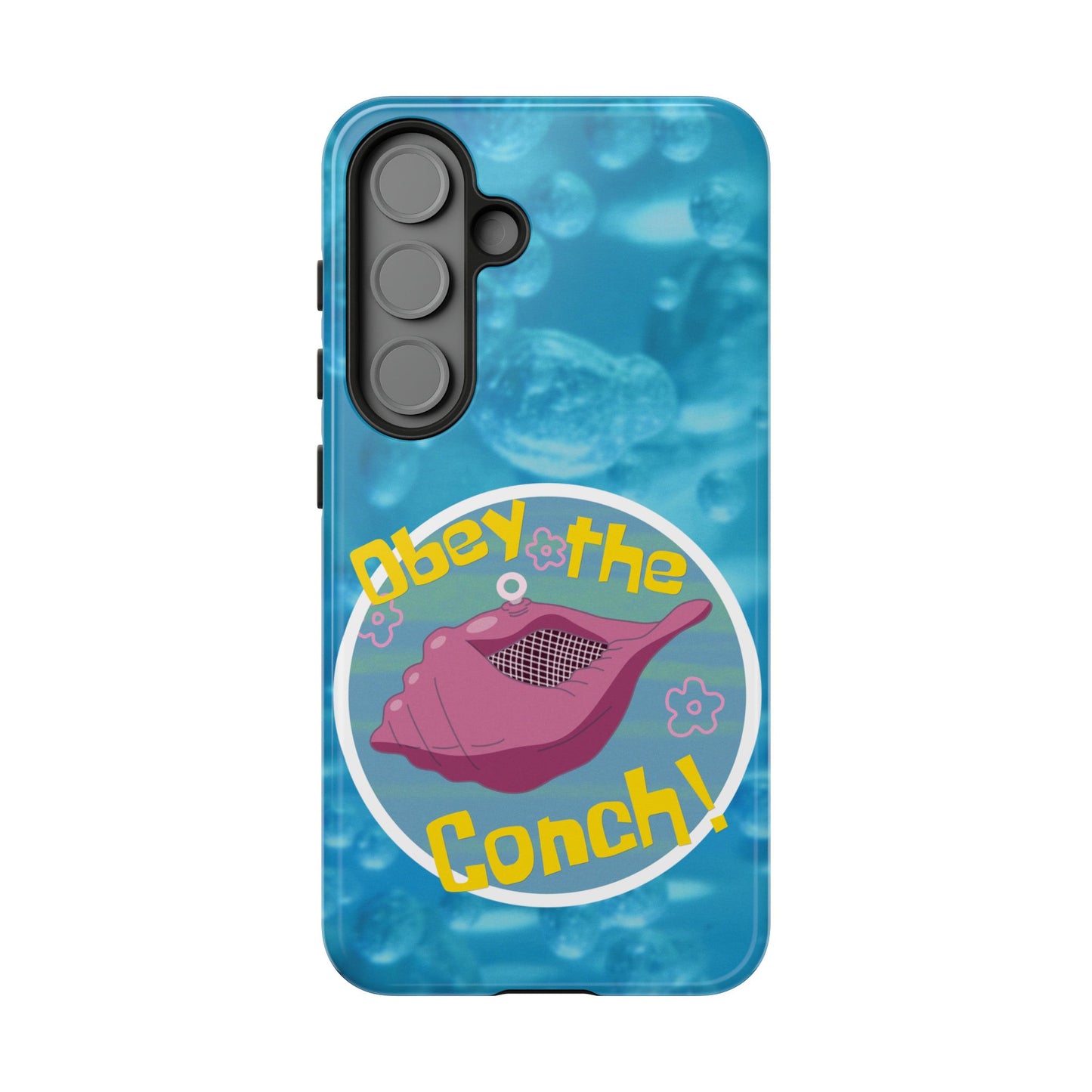 Phone Cases - Obey the Conch, Spongebob Design