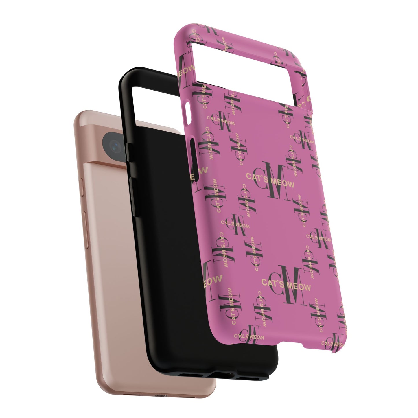 Phone Cases - Cat's Meow Logo Pattern Tough Cases