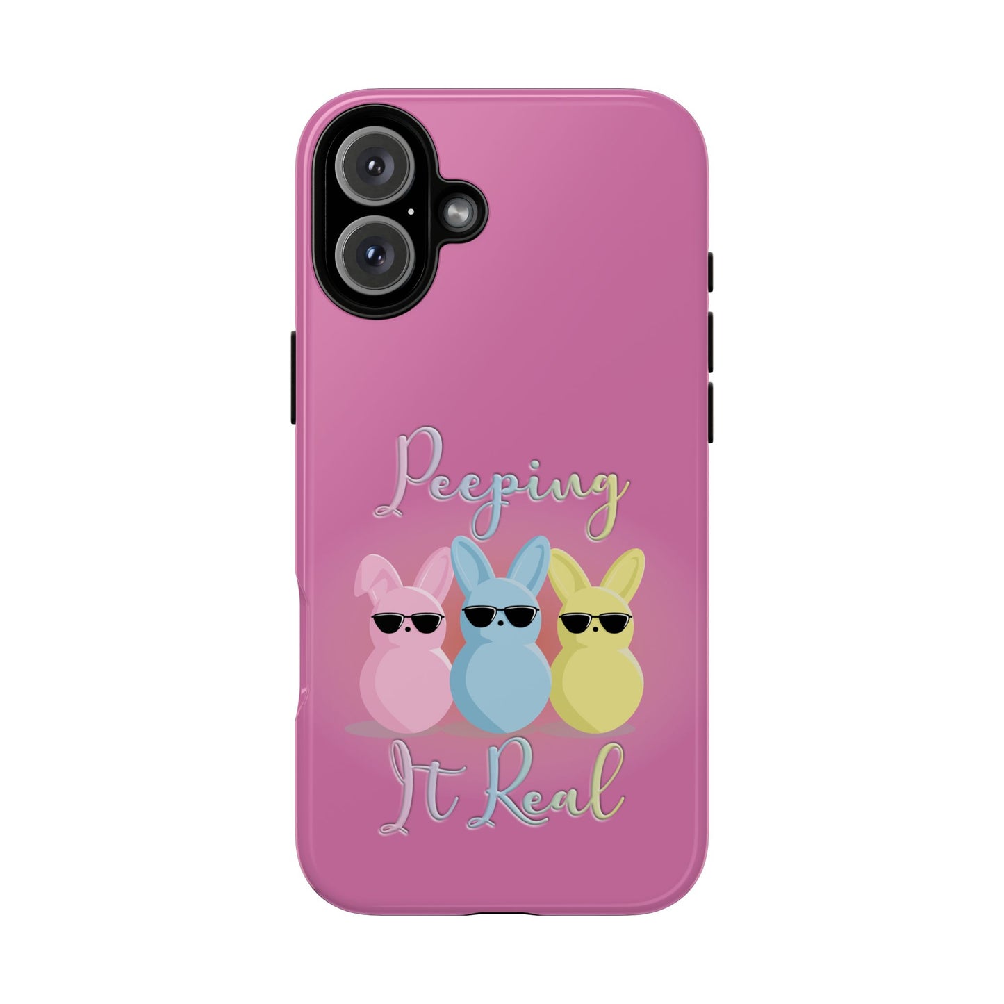 Phone Case - Peeping It Real Bunny Design for Easter & Spring