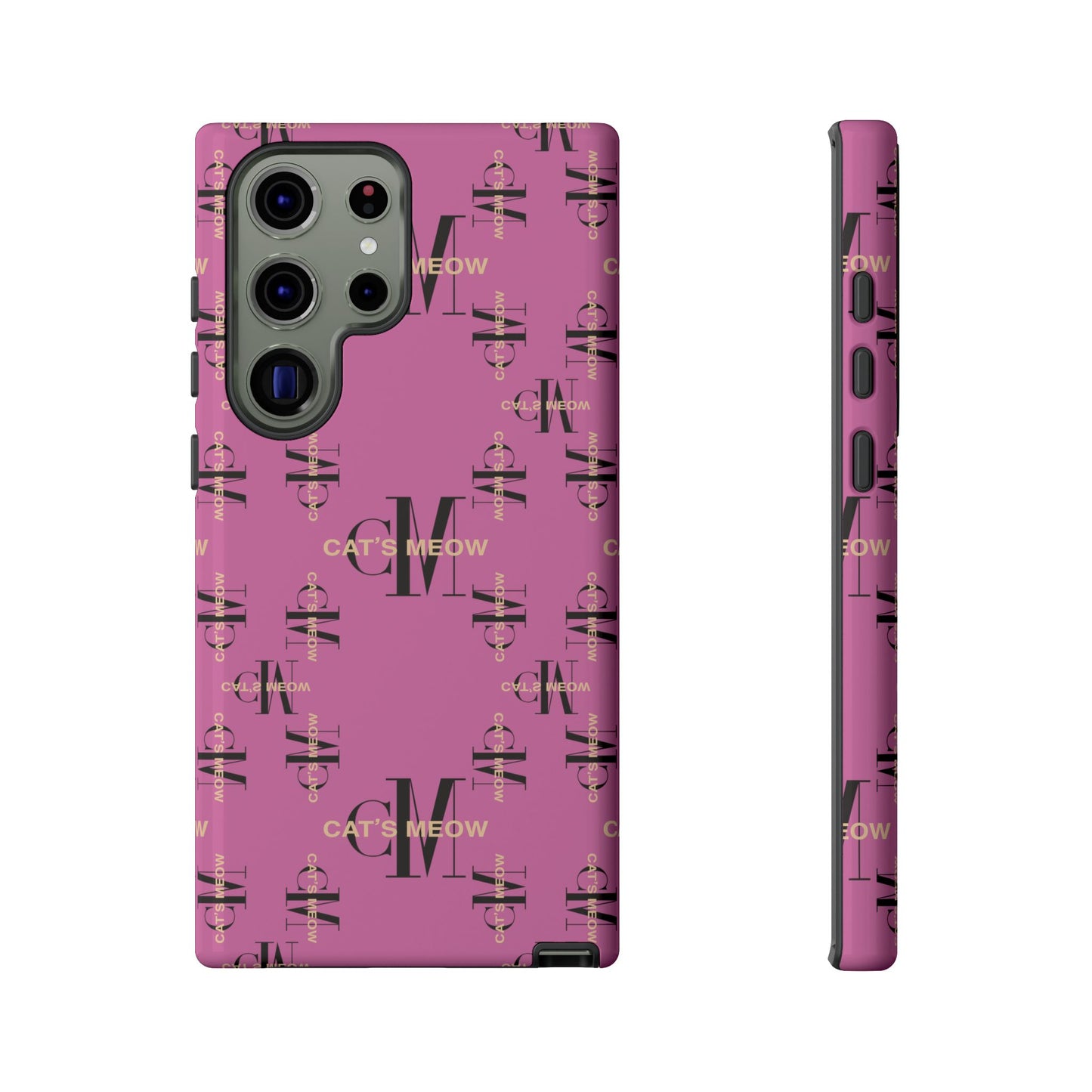 Phone Cases - Cat's Meow Logo Pattern Tough Cases