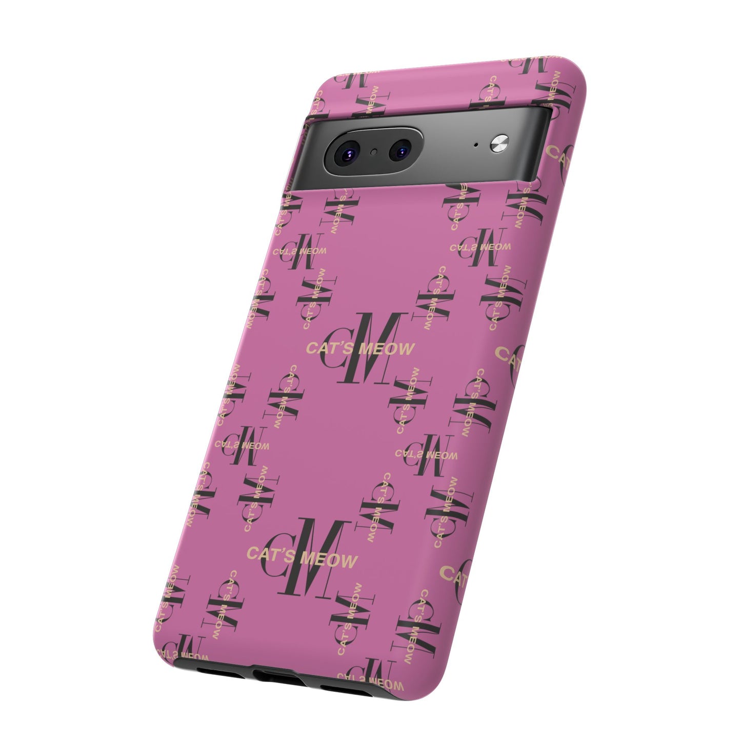 Phone Cases - Cat's Meow Logo Pattern Tough Cases