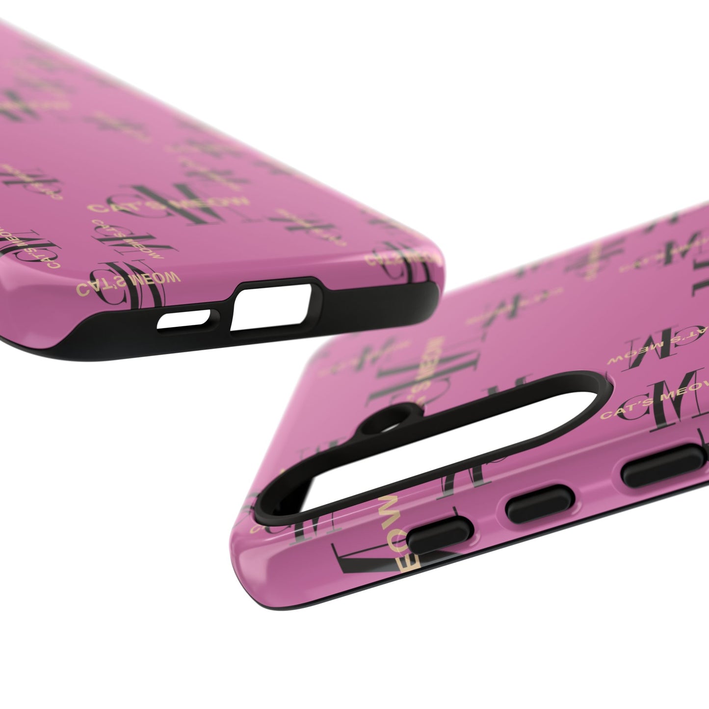 Phone Cases - Cat's Meow Logo Pattern Tough Cases