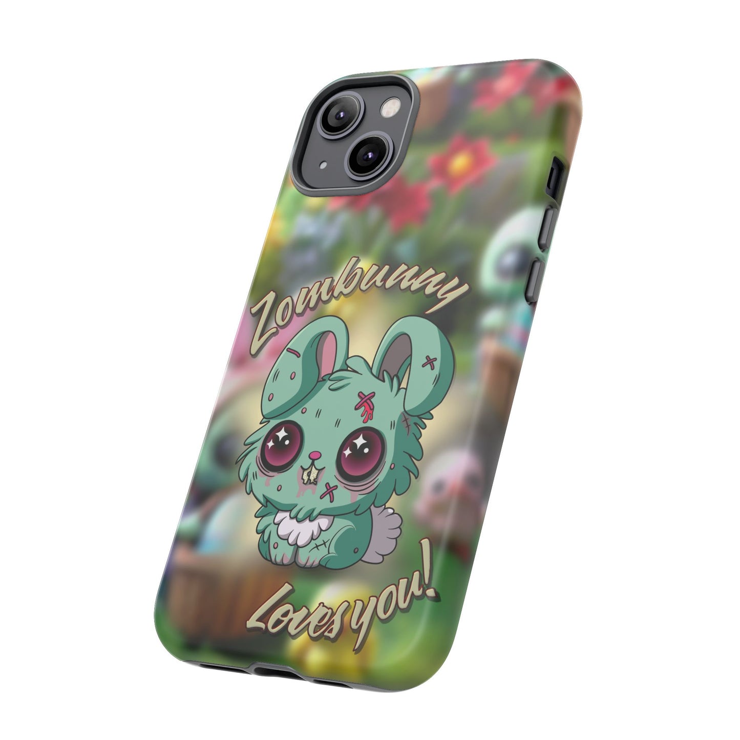 Phone Case - Cute Zombie Bunny - Zombunny Loves You