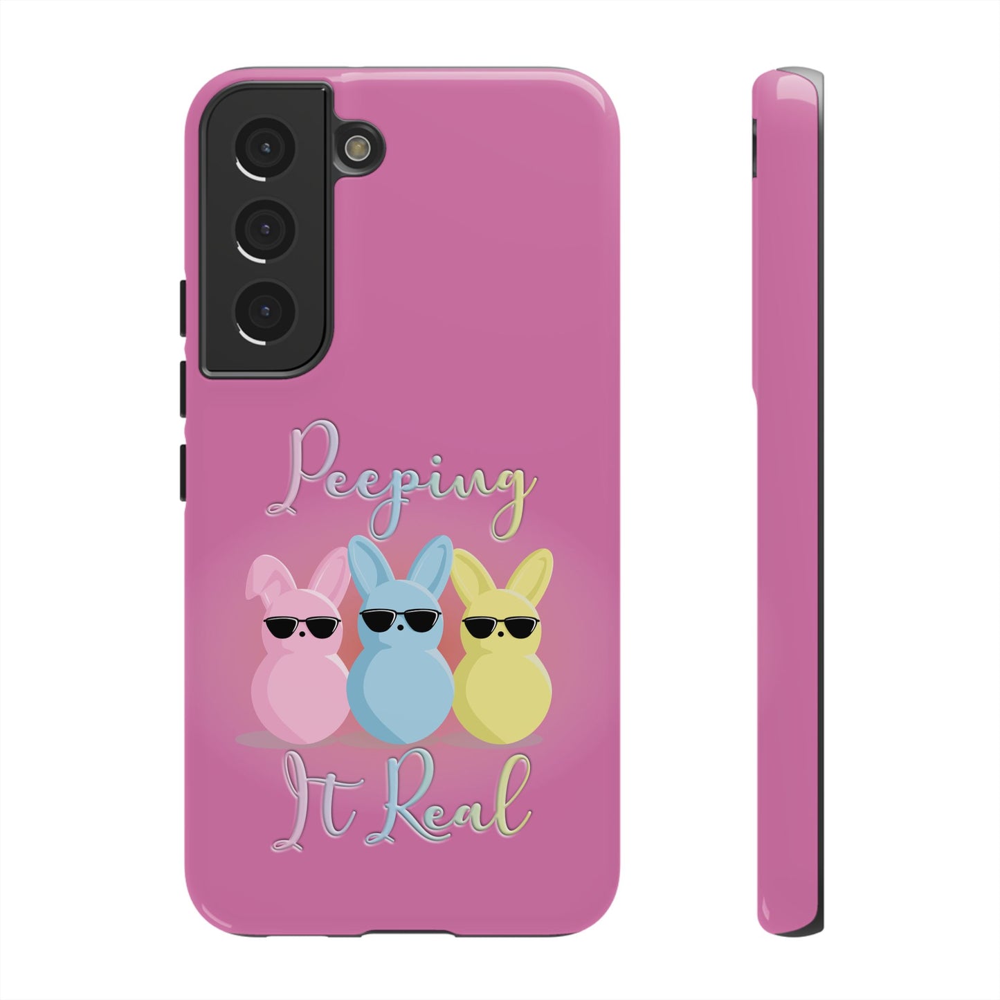 Phone Case - Peeping It Real Bunny Design for Easter & Spring