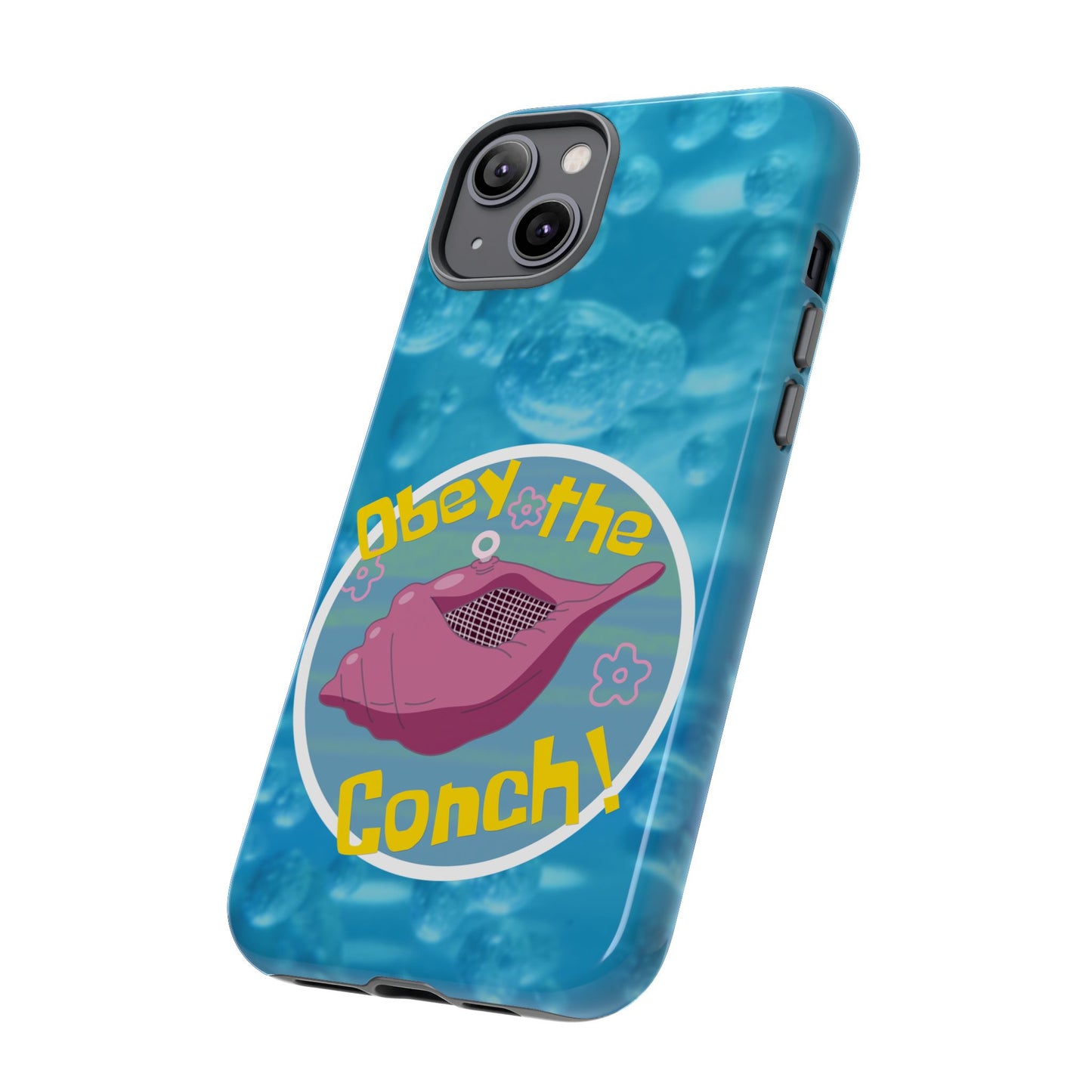 Phone Cases - Obey the Conch, Spongebob Design