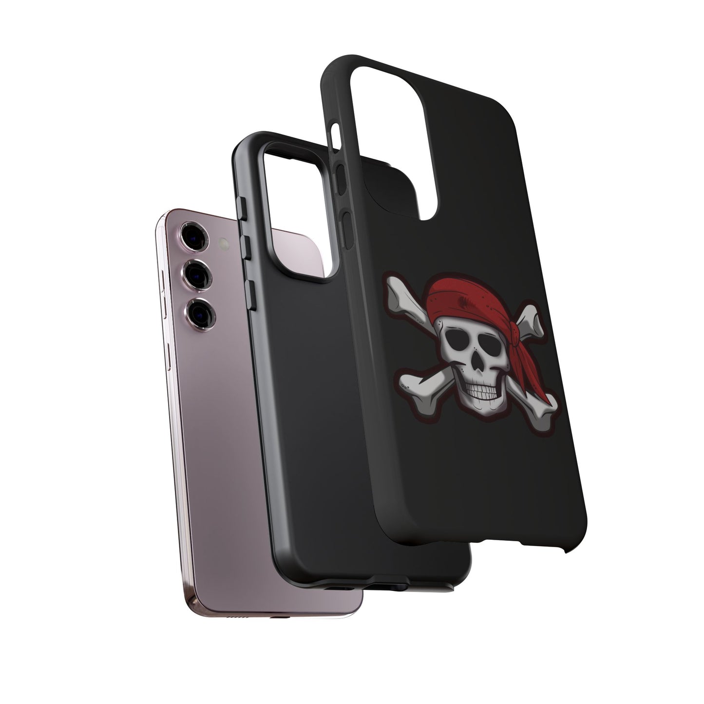 Pirate Skull and Crossbones with Jolly Roger Bandana - Tough Cases