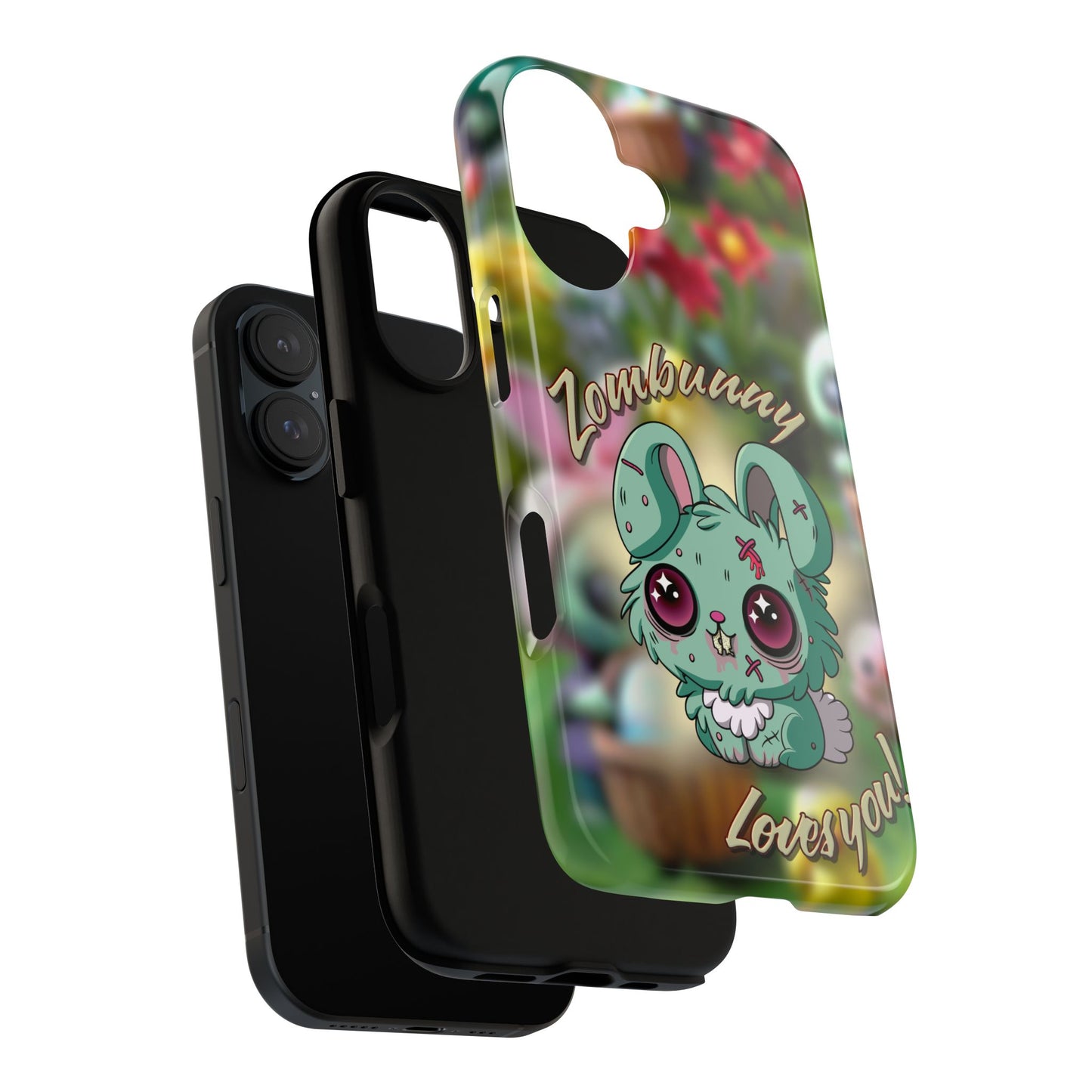 Phone Case - Cute Zombie Bunny - Zombunny Loves You