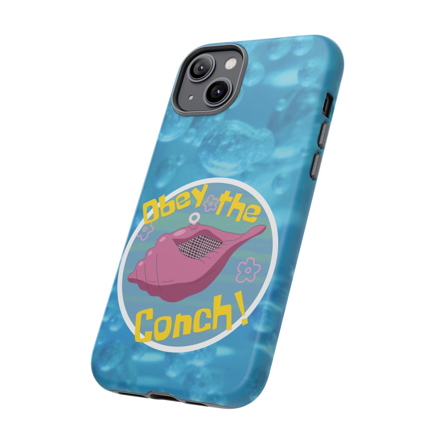 Phone Cases - Obey the Conch, Spongebob Design