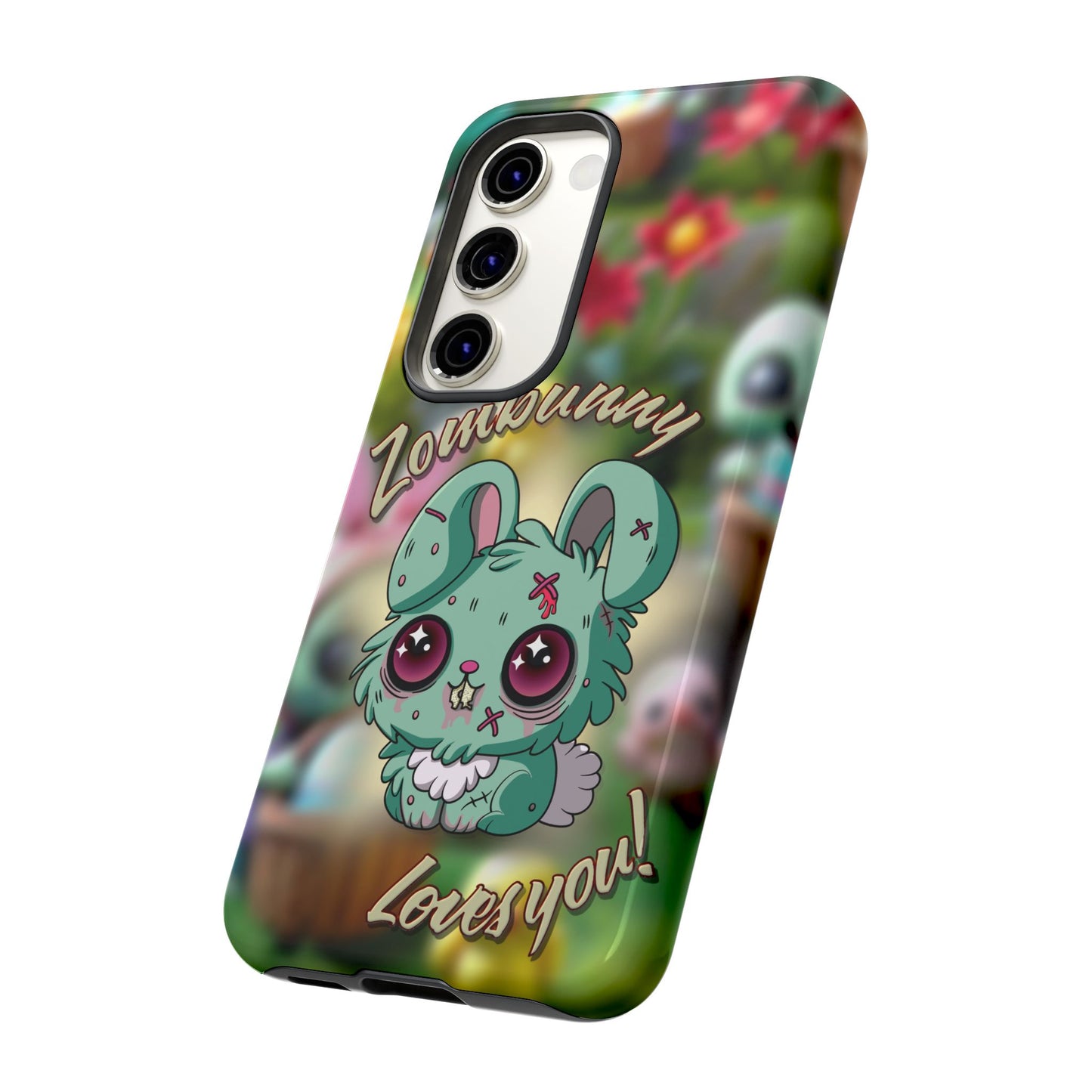 Phone Case - Cute Zombie Bunny - Zombunny Loves You