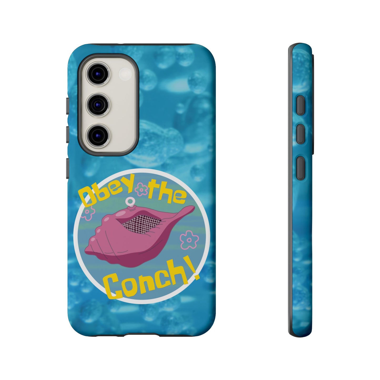 Phone Cases - Obey the Conch, Spongebob Design