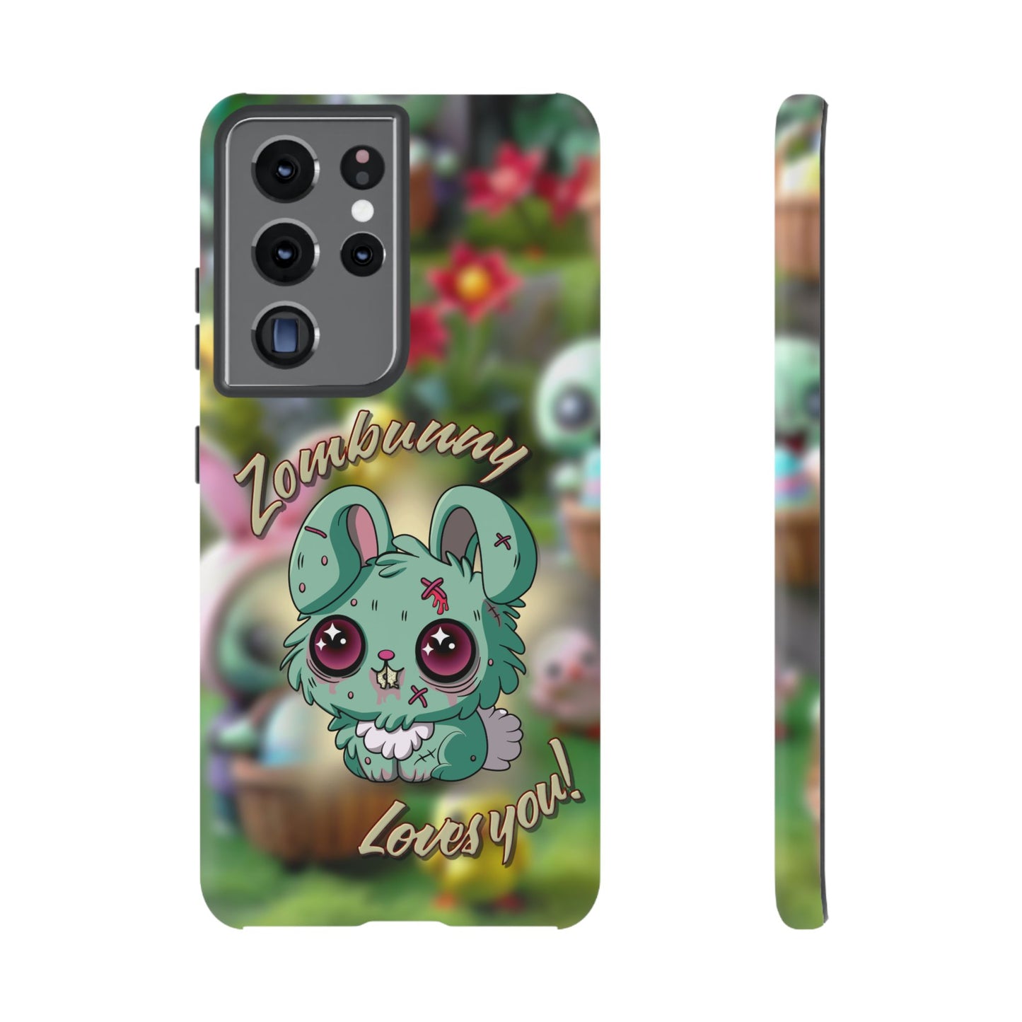 Phone Case - Cute Zombie Bunny - Zombunny Loves You