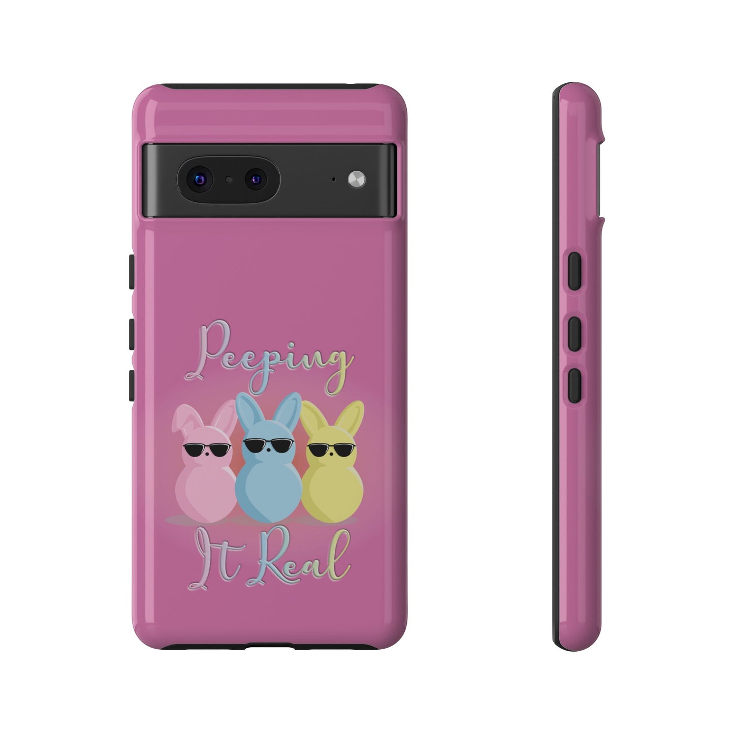 Phone Case - Peeping It Real Bunny Design for Easter & Spring