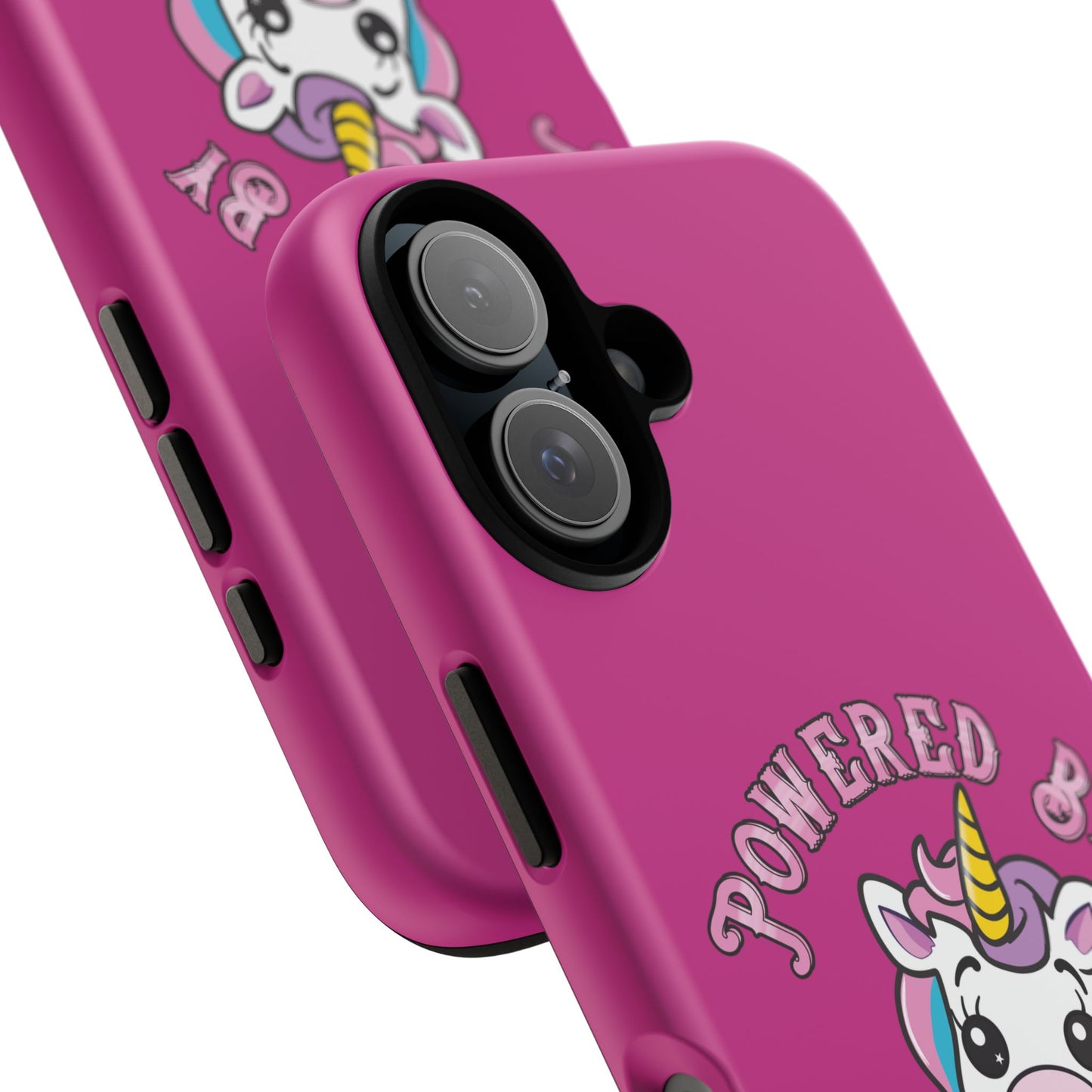 Phone Case - Powered by Unicorns and Chocolate