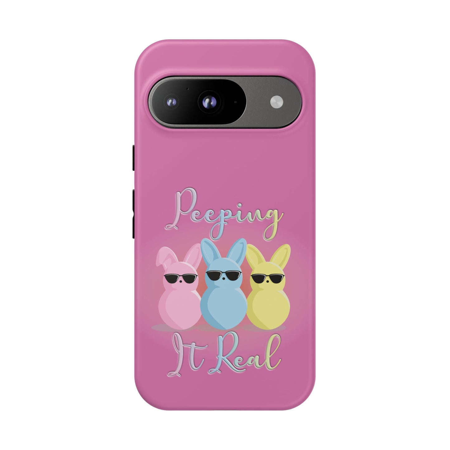 Phone Case - Peeping It Real Bunny Design for Easter & Spring