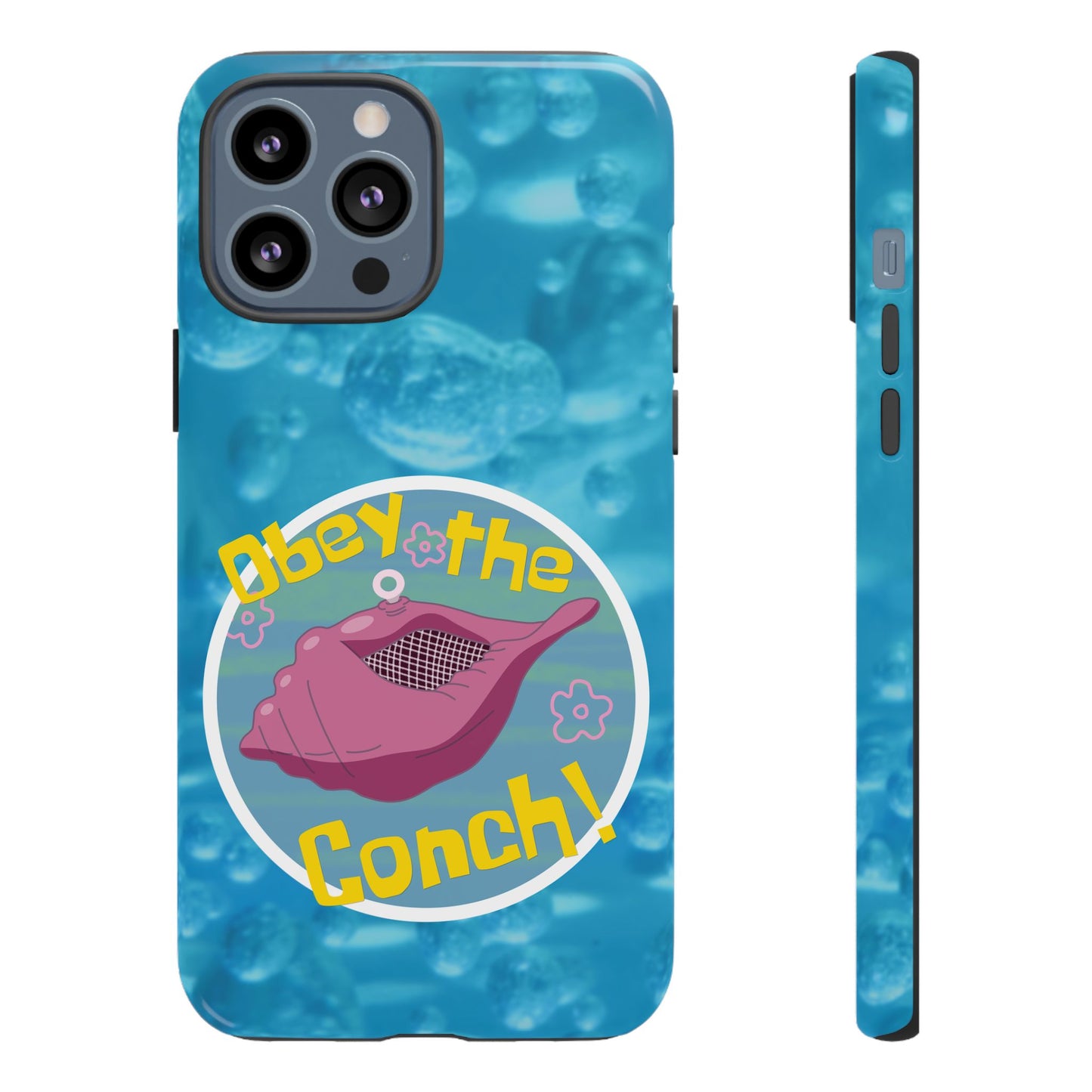 Phone Cases - Obey the Conch, Spongebob Design