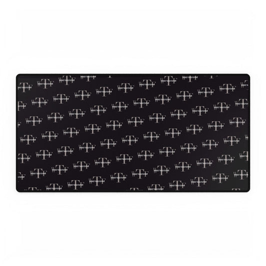 Desk Mat - Whiskey Tango Foxtrot High Fashion Logo Pattern