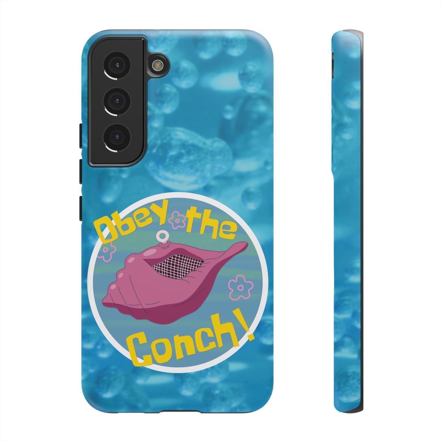 Phone Cases - Obey the Conch, Spongebob Design