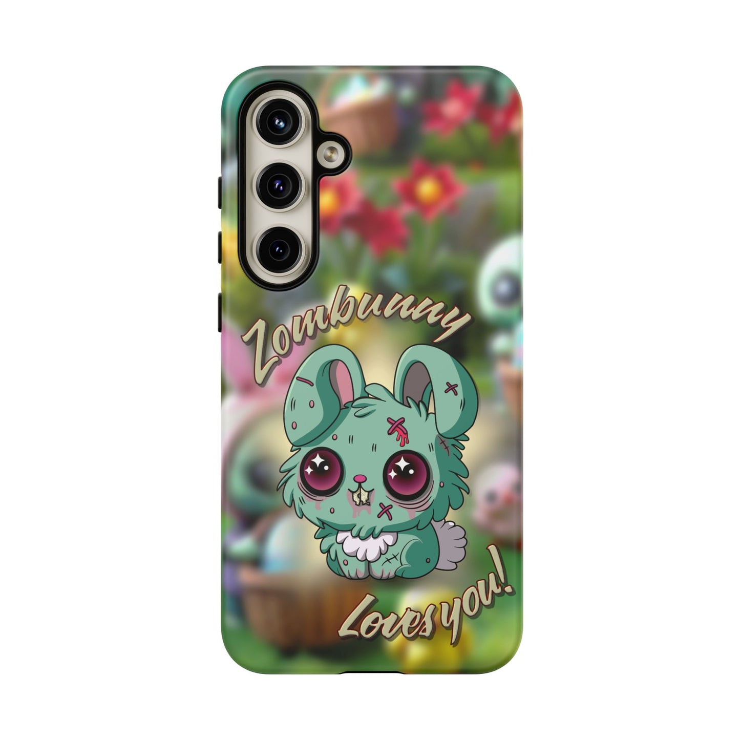 Phone Case - Cute Zombie Bunny - Zombunny Loves You