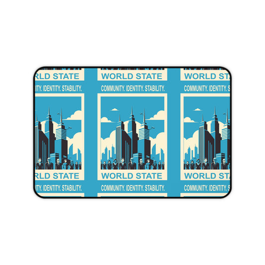 Desk Mat - Brave New World Community Integrity Stability Dystopian Future