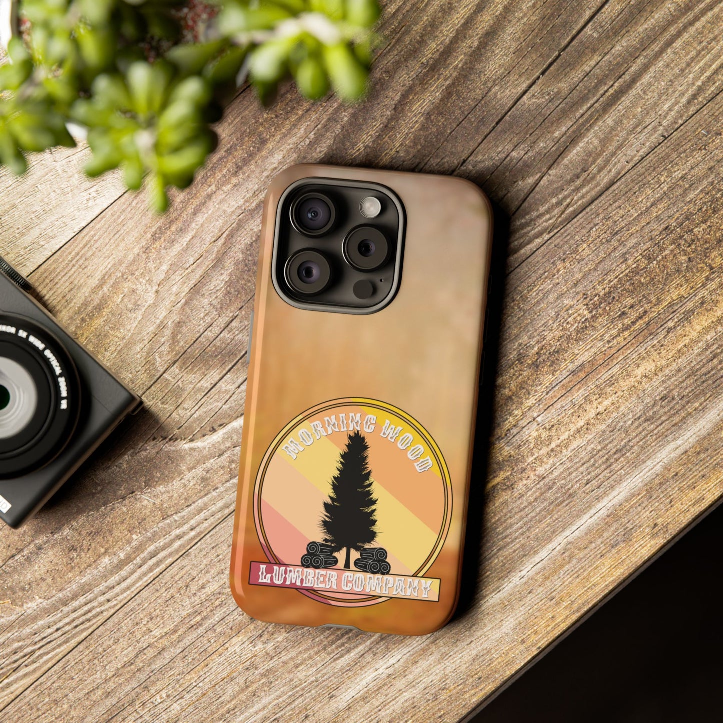 Vintage Morning Wood Phone Case - Tough Cases