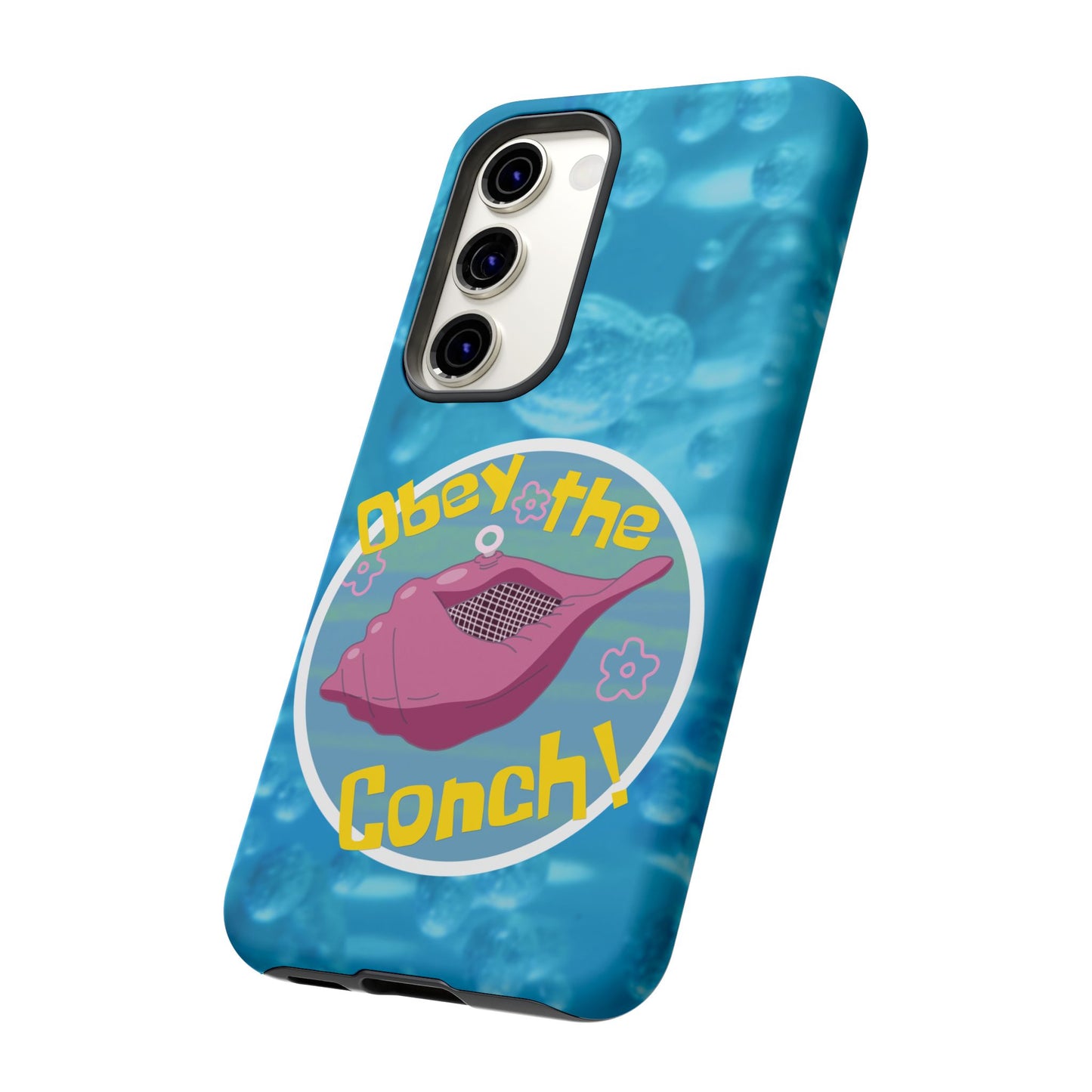 Phone Cases - Obey the Conch, Spongebob Design