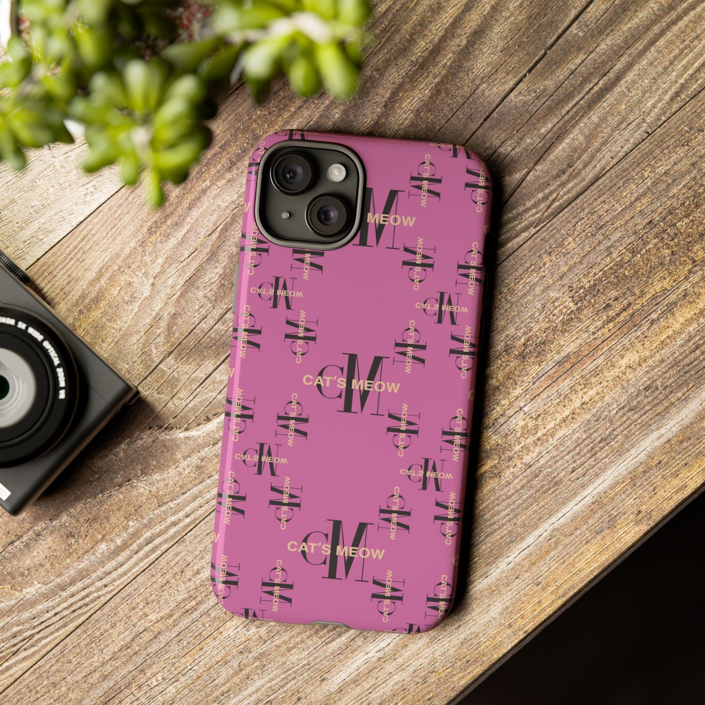 Phone Cases - Cat's Meow Logo Pattern Tough Cases