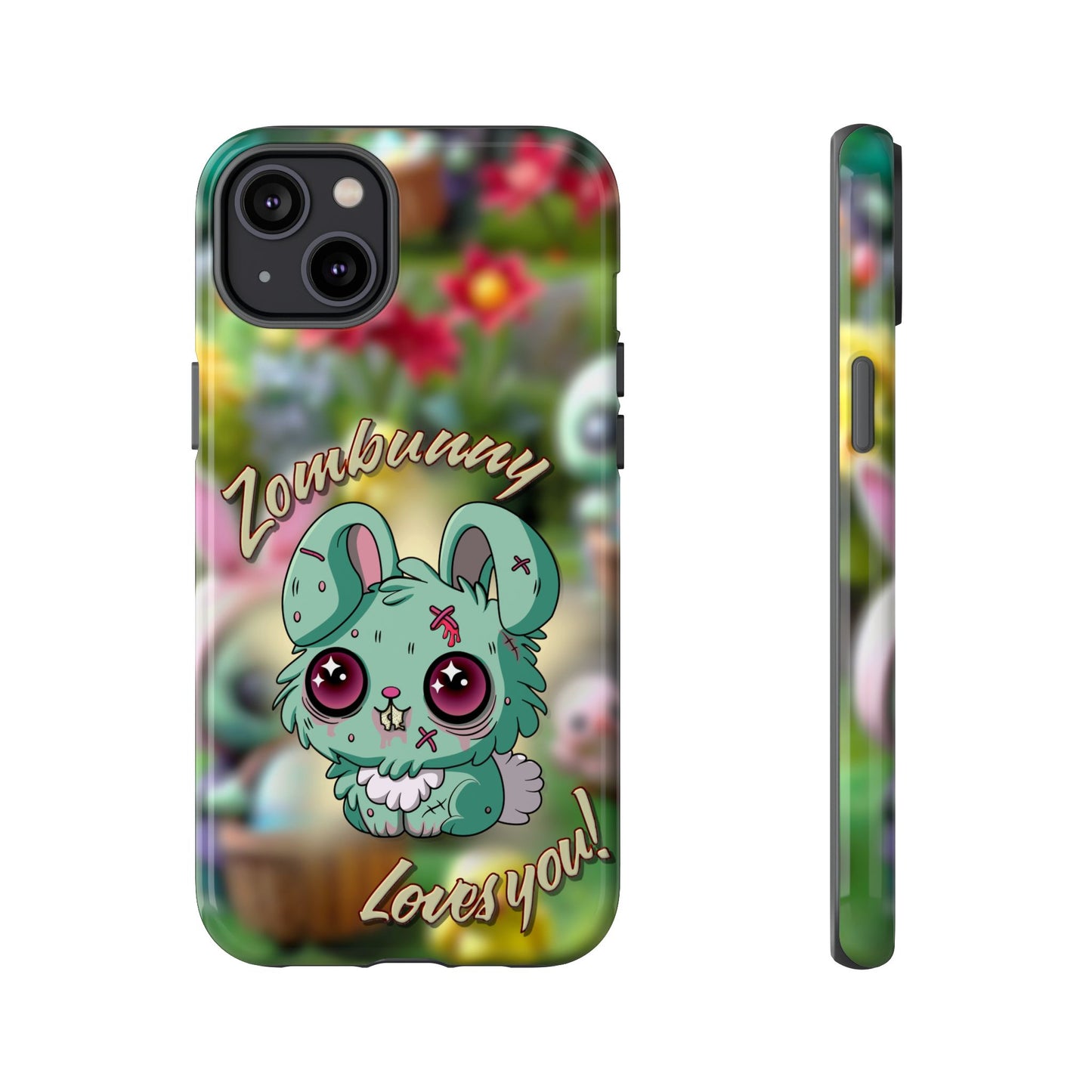 Phone Case - Cute Zombie Bunny - Zombunny Loves You