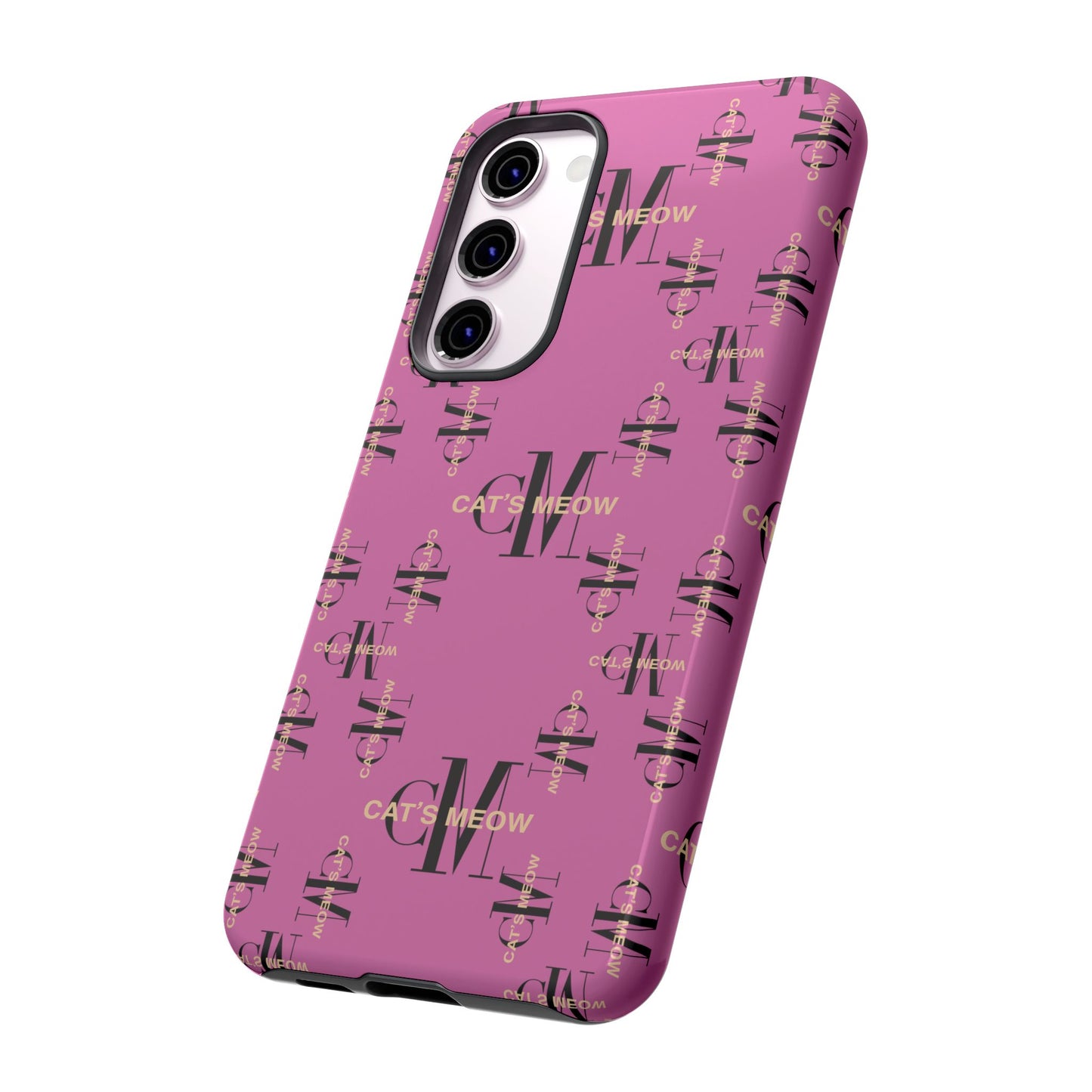 Phone Cases - Cat's Meow Logo Pattern Tough Cases