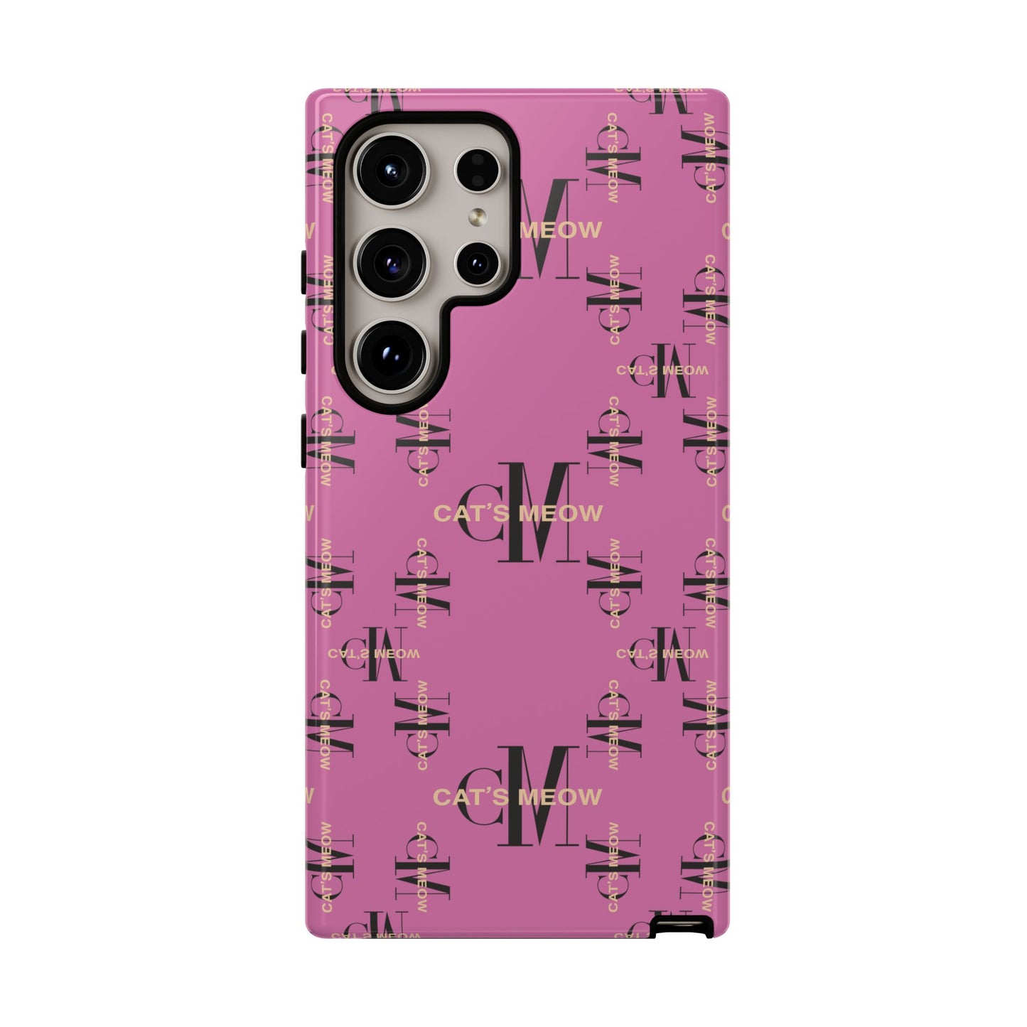 Phone Cases - Cat's Meow Logo Pattern Tough Cases