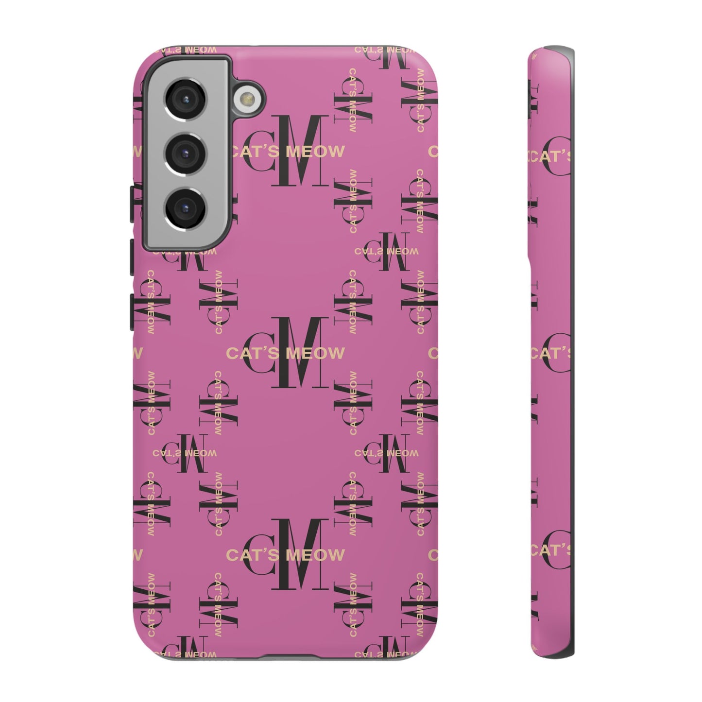 Phone Cases - Cat's Meow Logo Pattern Tough Cases