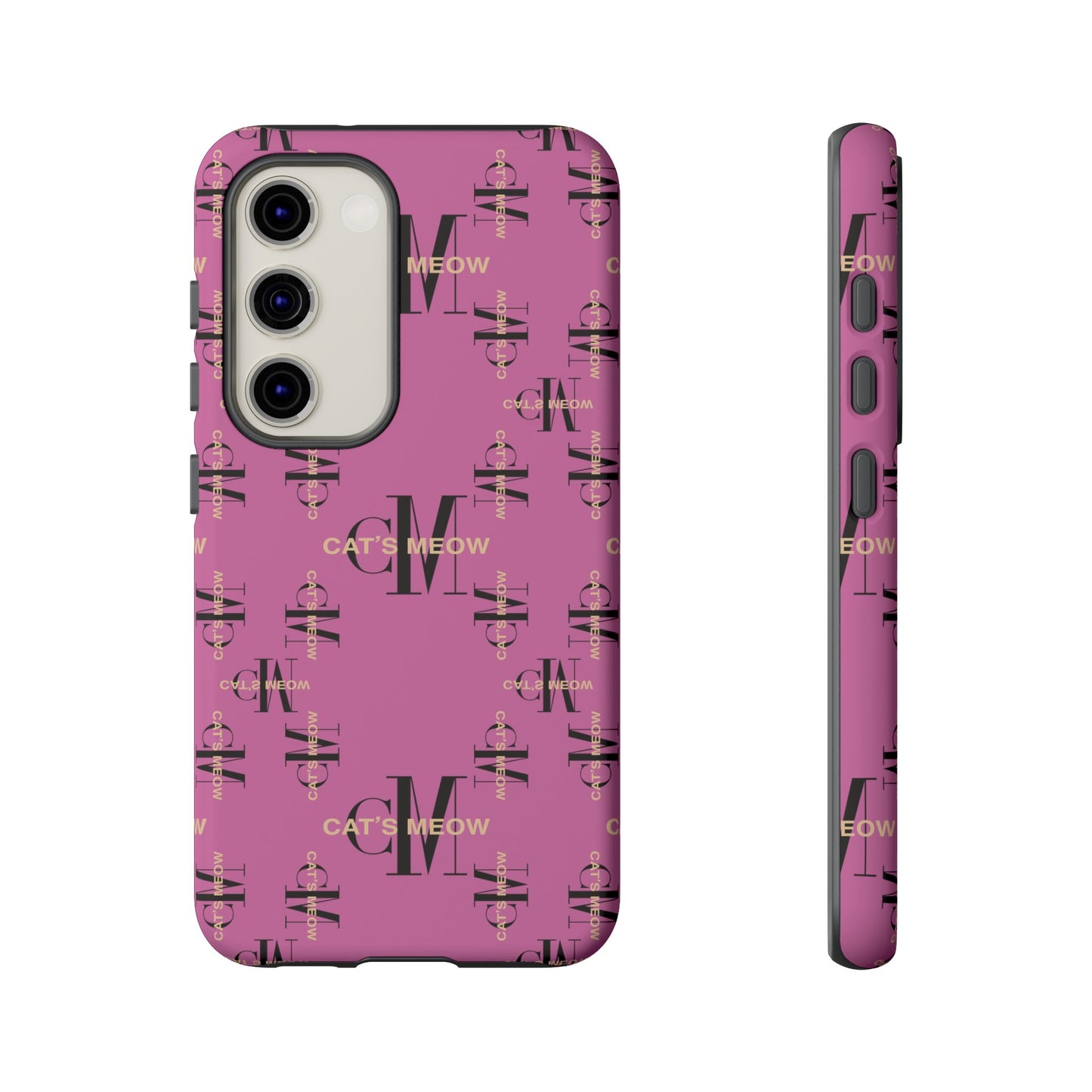 Phone Cases - Cat's Meow Logo Pattern Tough Cases