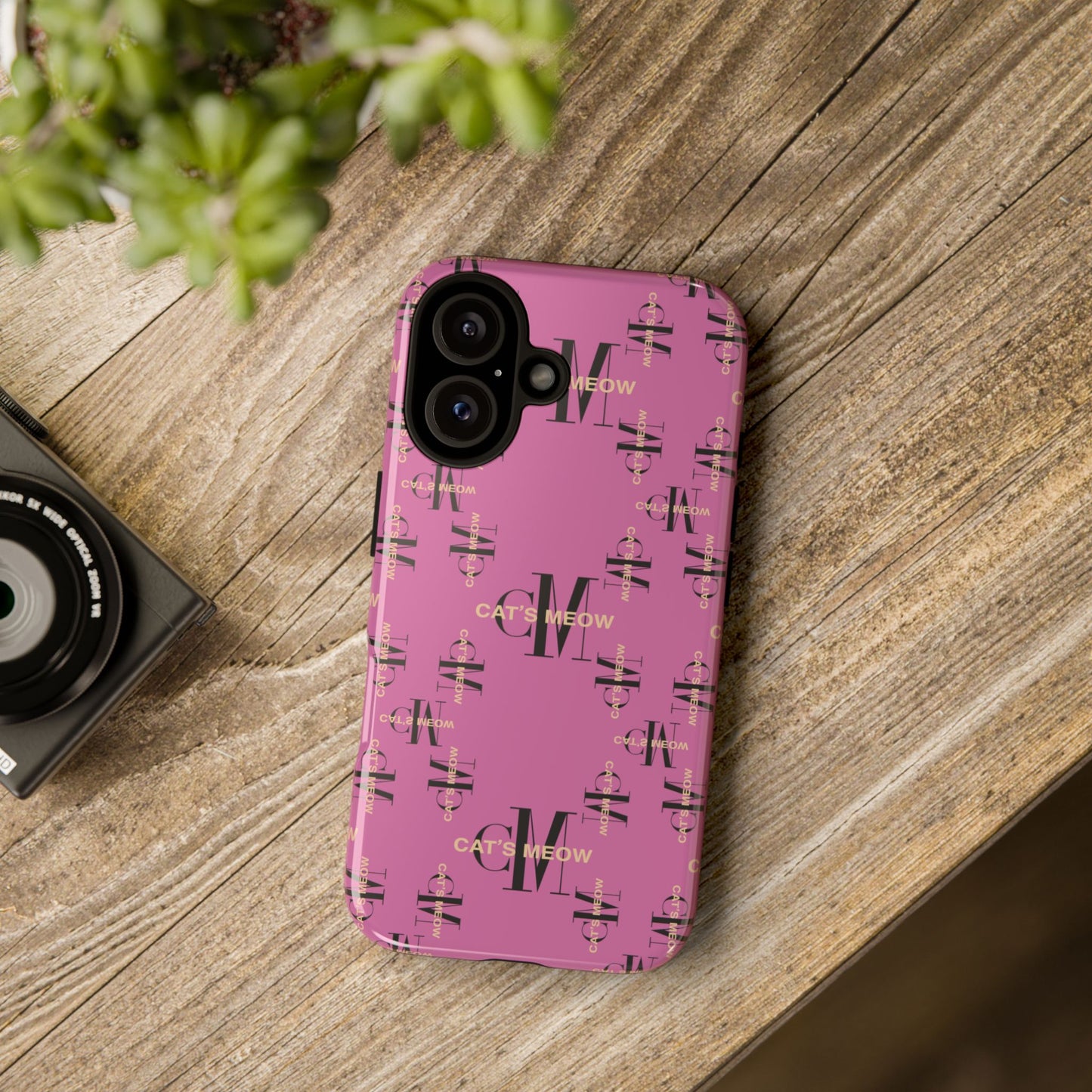 Phone Cases - Cat's Meow Logo Pattern Tough Cases