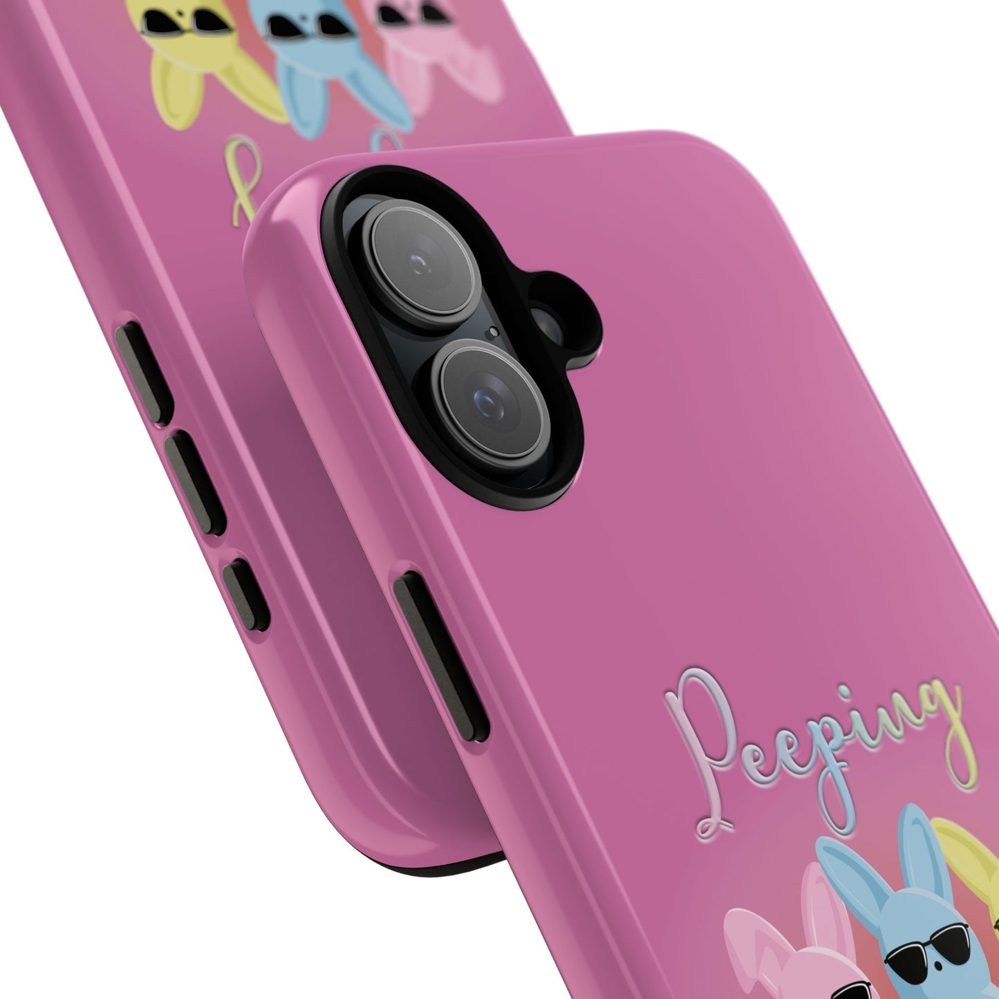 Phone Case - Peeping It Real Bunny Design for Easter & Spring