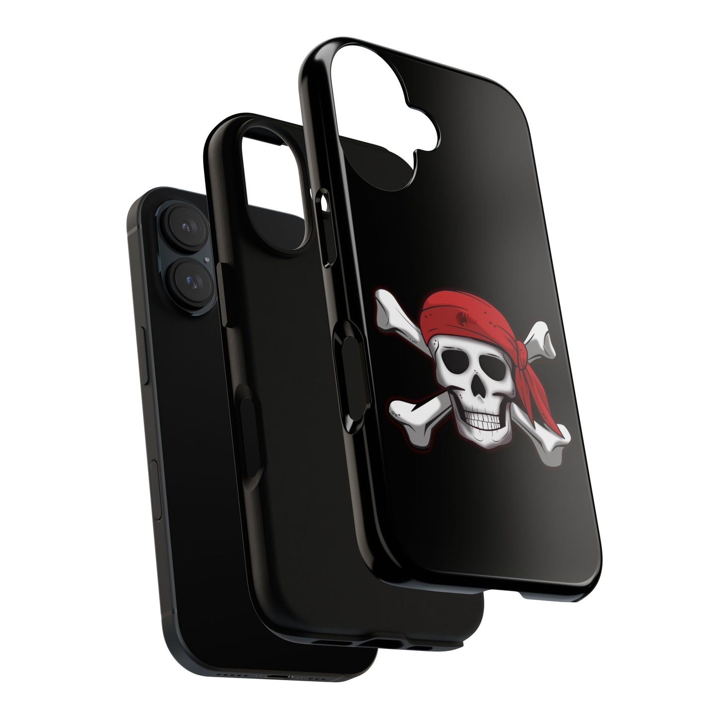 Pirate Skull and Crossbones with Jolly Roger Bandana - Tough Cases