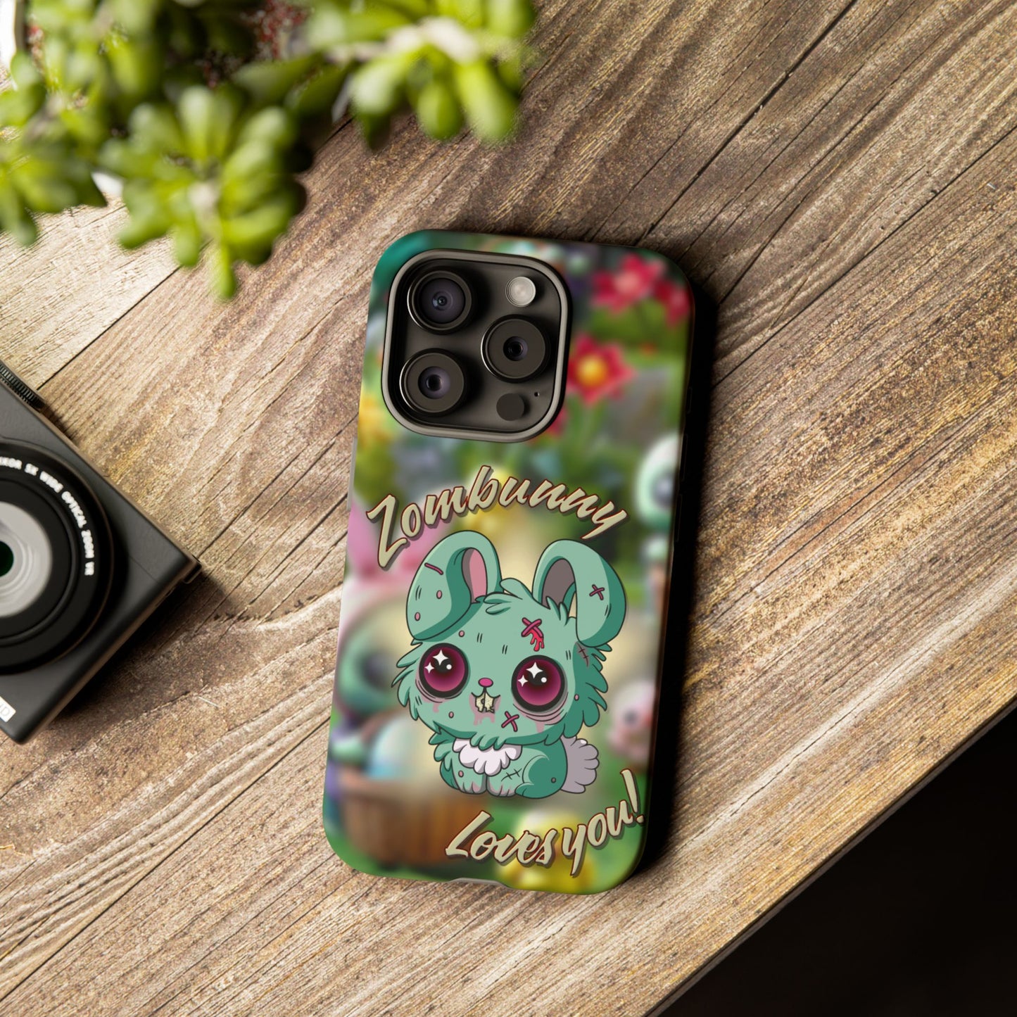 Phone Case - Cute Zombie Bunny - Zombunny Loves You