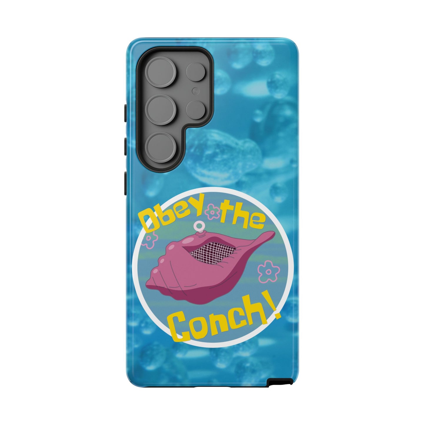 Phone Cases - Obey the Conch, Spongebob Design