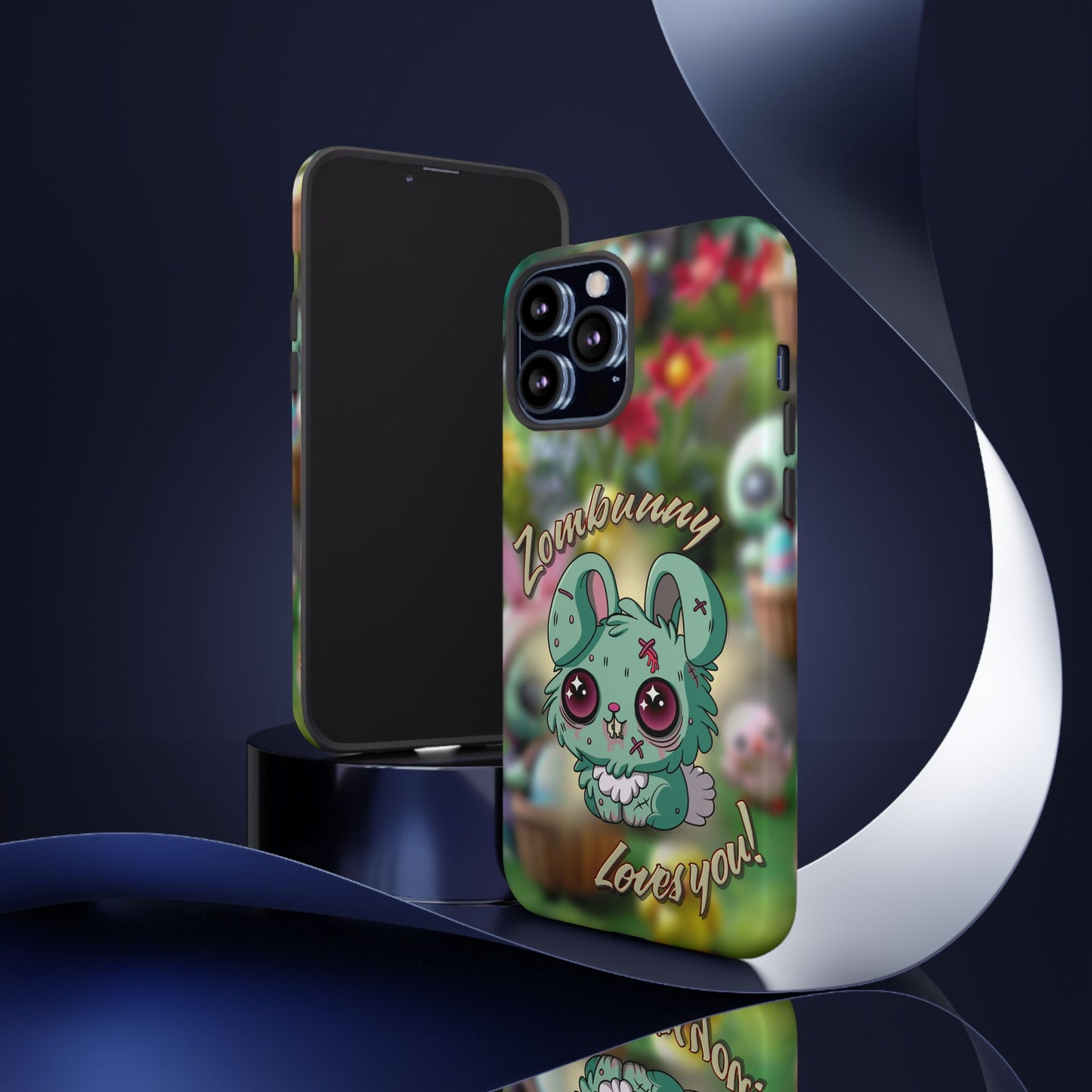 Phone Case - Cute Zombie Bunny - Zombunny Loves You