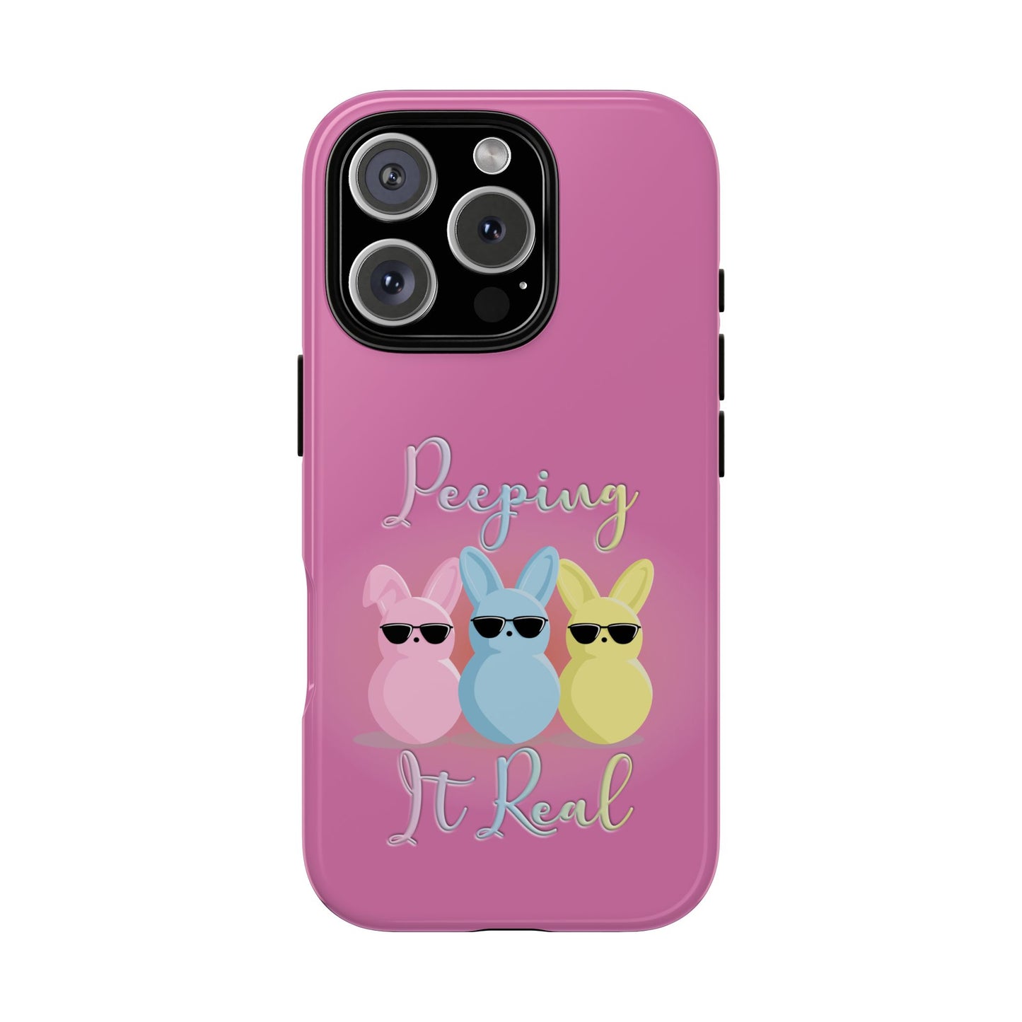 Phone Case - Peeping It Real Bunny Design for Easter & Spring